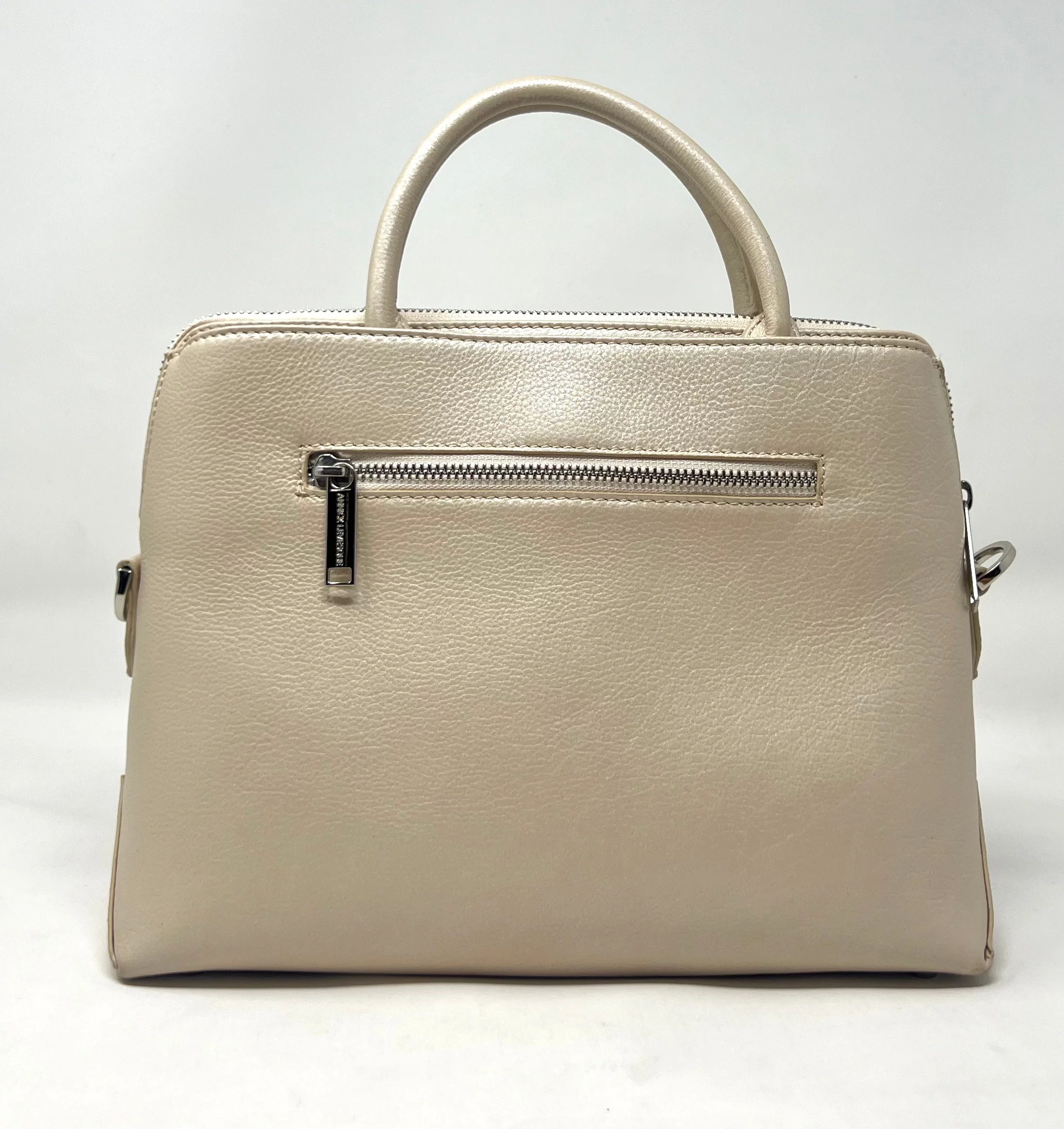 Sac à Main en Cuir Champagne, Miranda - Image 3