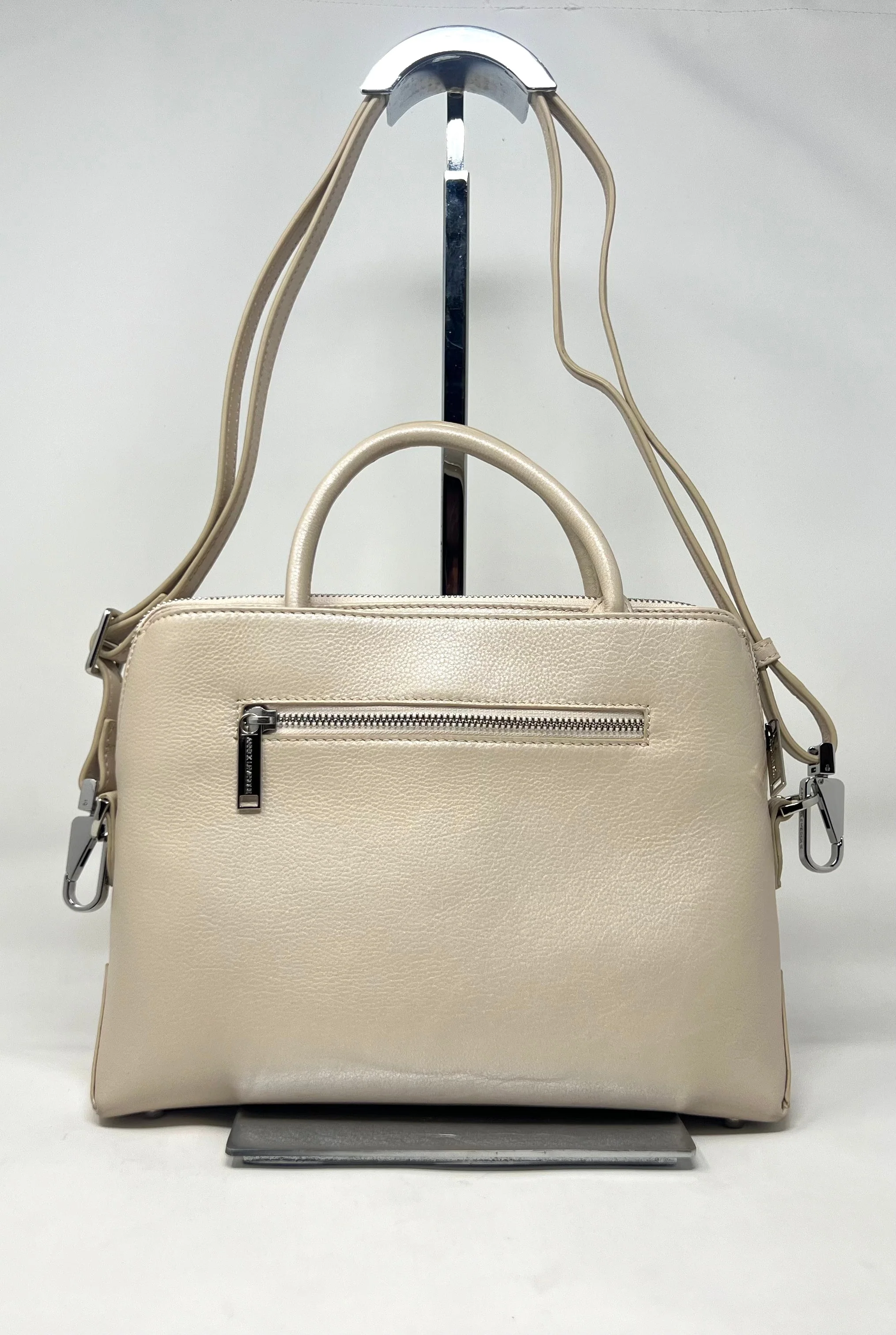 Sac à Main en Cuir Champagne, Miranda - Image 6