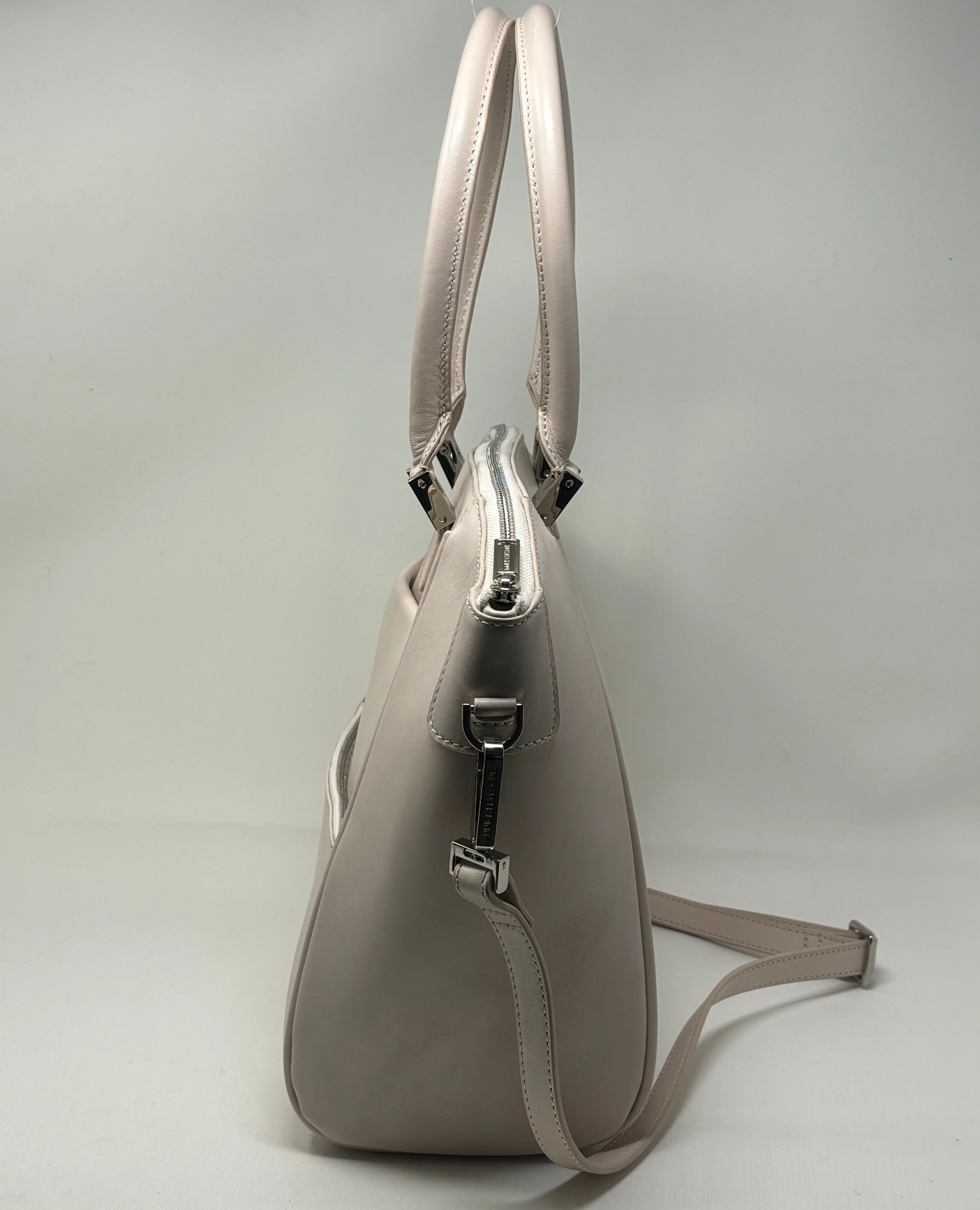 Sac à Main en Cuir rose blush | Mona Moyen - Image 10