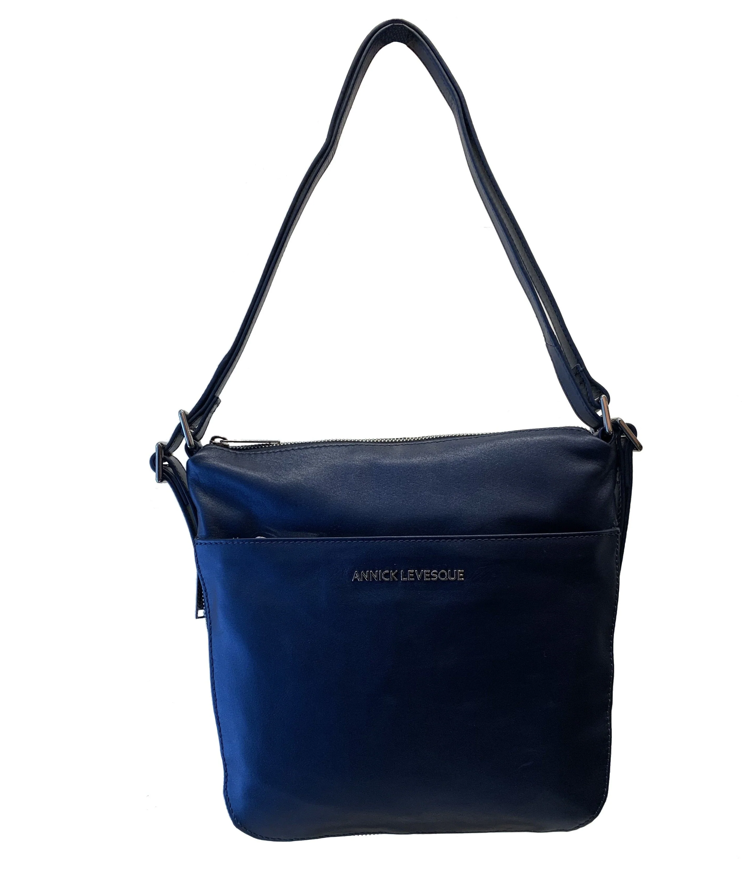 Sac à main transformable bleu marine - Josée - Image 5