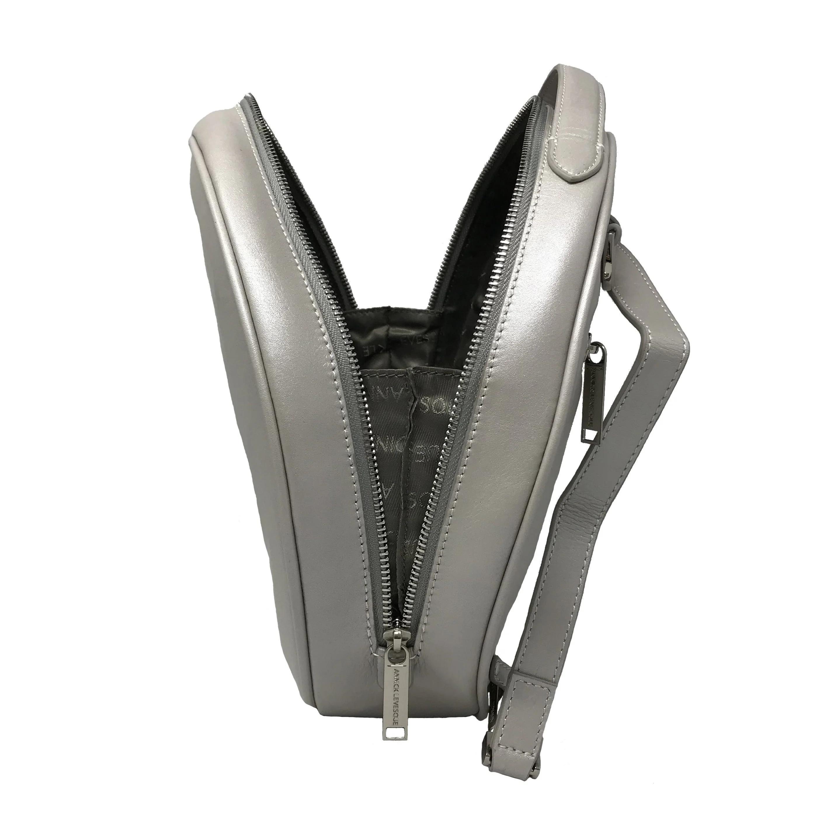 Sac rond transformable, perlé - Heidi - Image 4