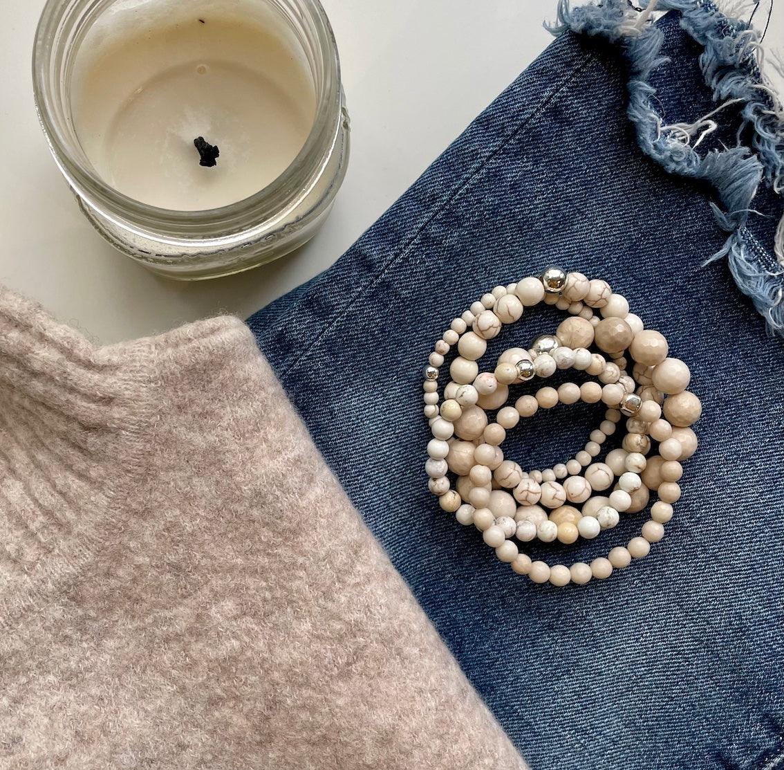 Salted Caramel Bracelet Stack - Sample Sale Exclusive - Image 2