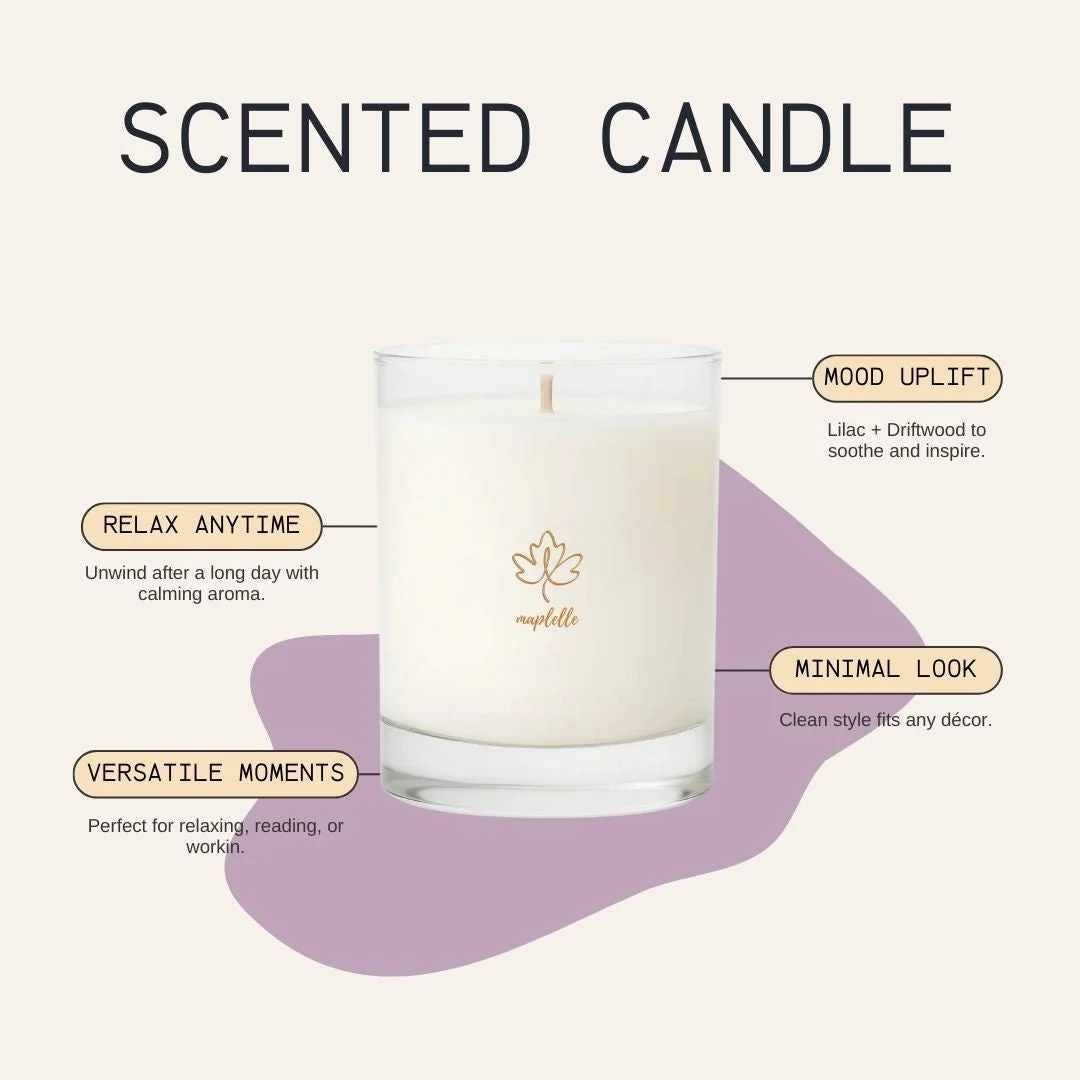 Scented Candle - Lilac + Driftwood - Image 2