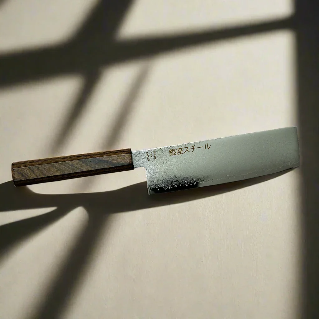 Seiryū (青龍) Series - Nakiri Knife 170mm VG10 Damascus steel - Image 2