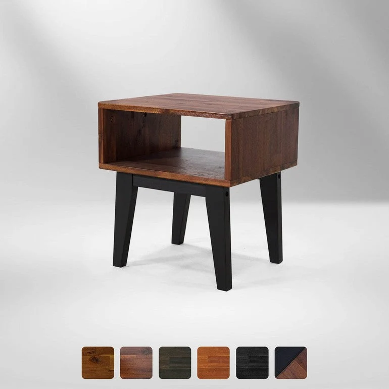 Serena Solid Wood Nightstand - Image 3