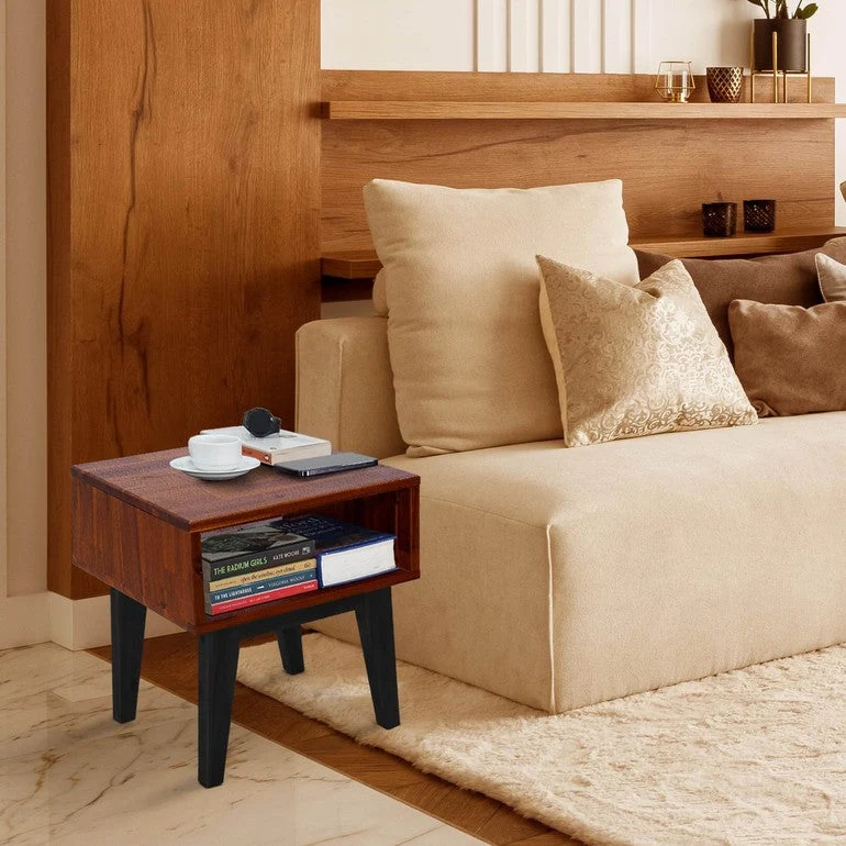 Serena Solid Wood Nightstand - Image 8