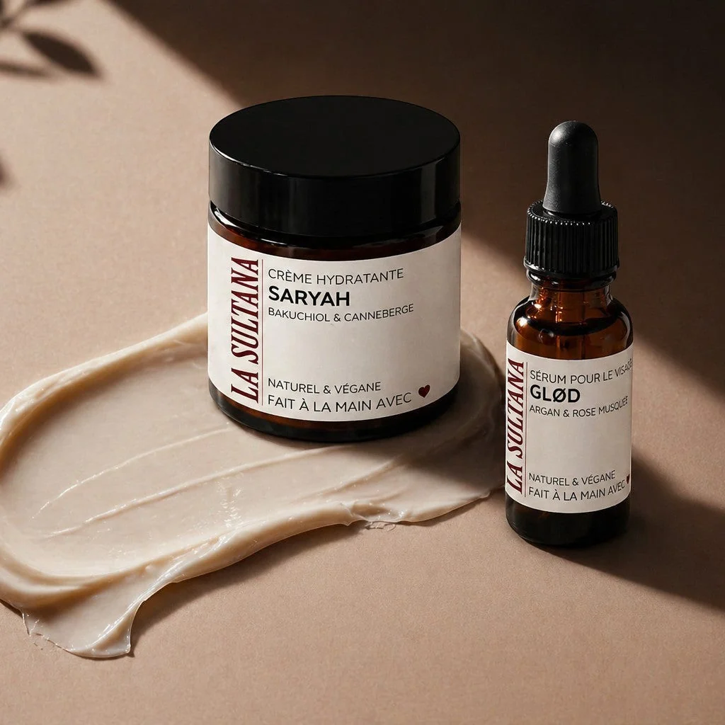 Sérum pour le visage et massage Gua Sha GLØD argan & rose musquée - Image 3