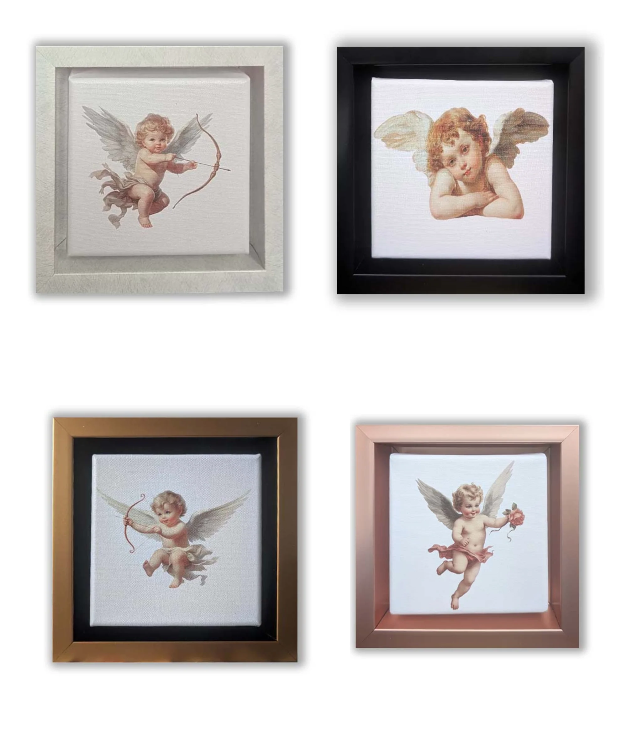 Set of 4 Framed Angels Wall Art - Image 2