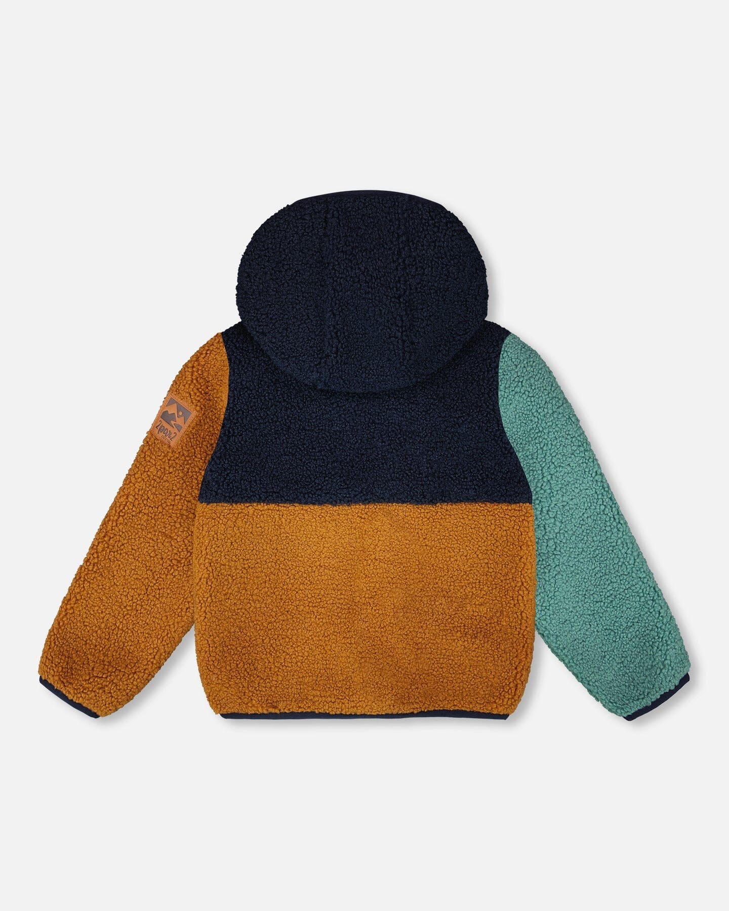 Sherpa Jacket Navy Colorblock - Image 3