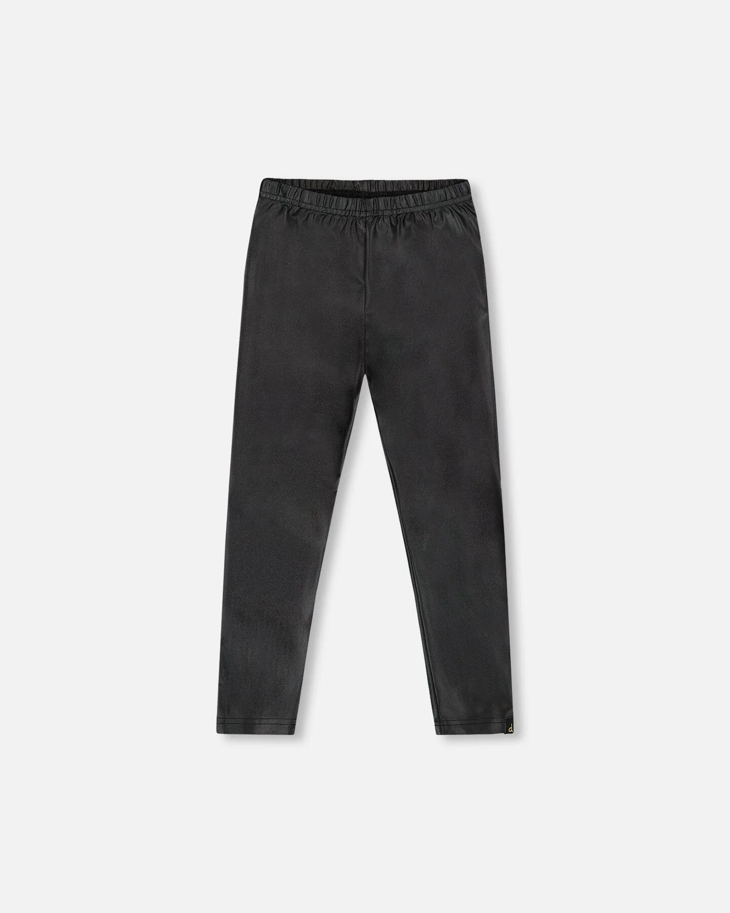 Shiny Stretch Jersey Leggings Black