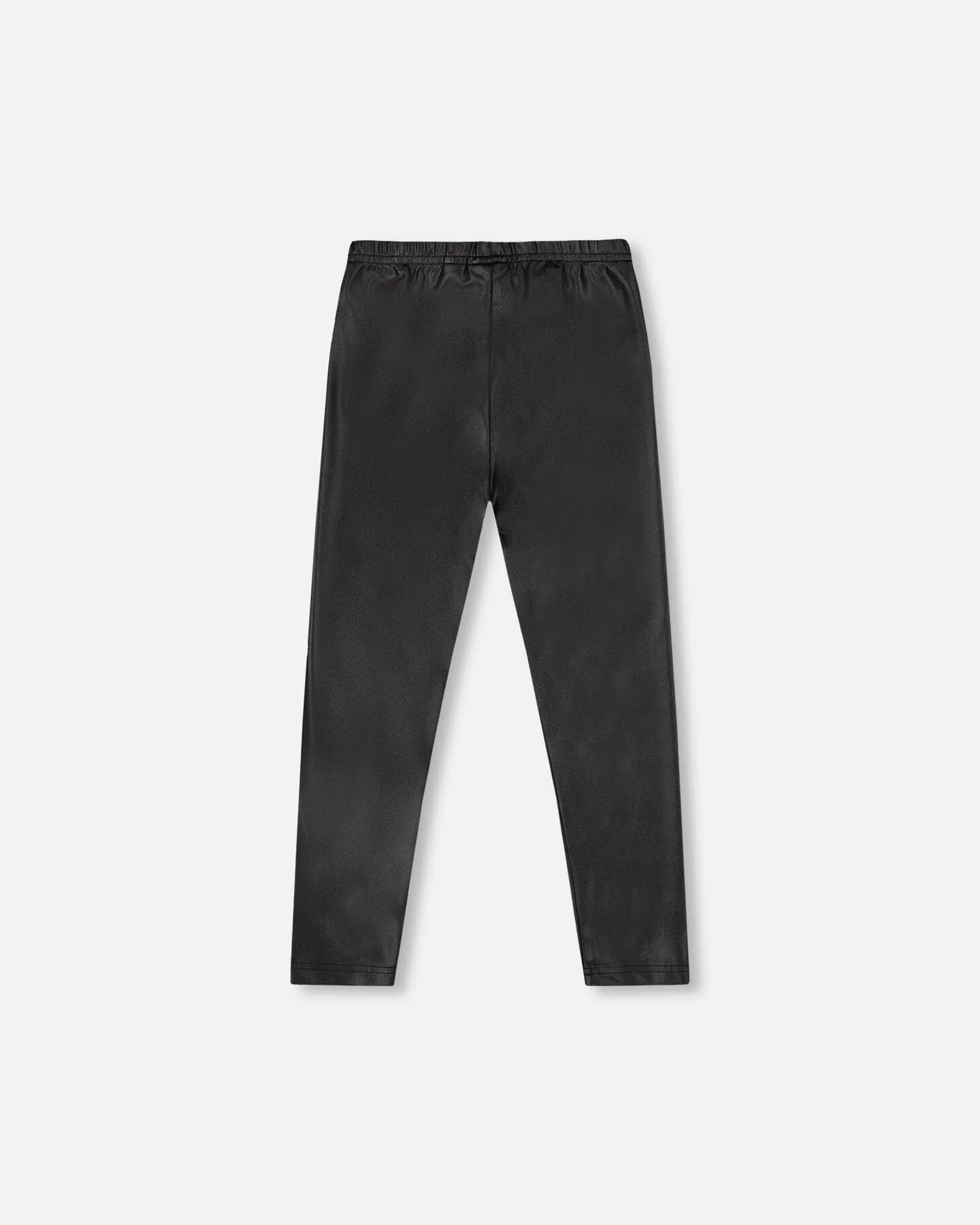 Shiny Stretch Jersey Leggings Black - Image 3