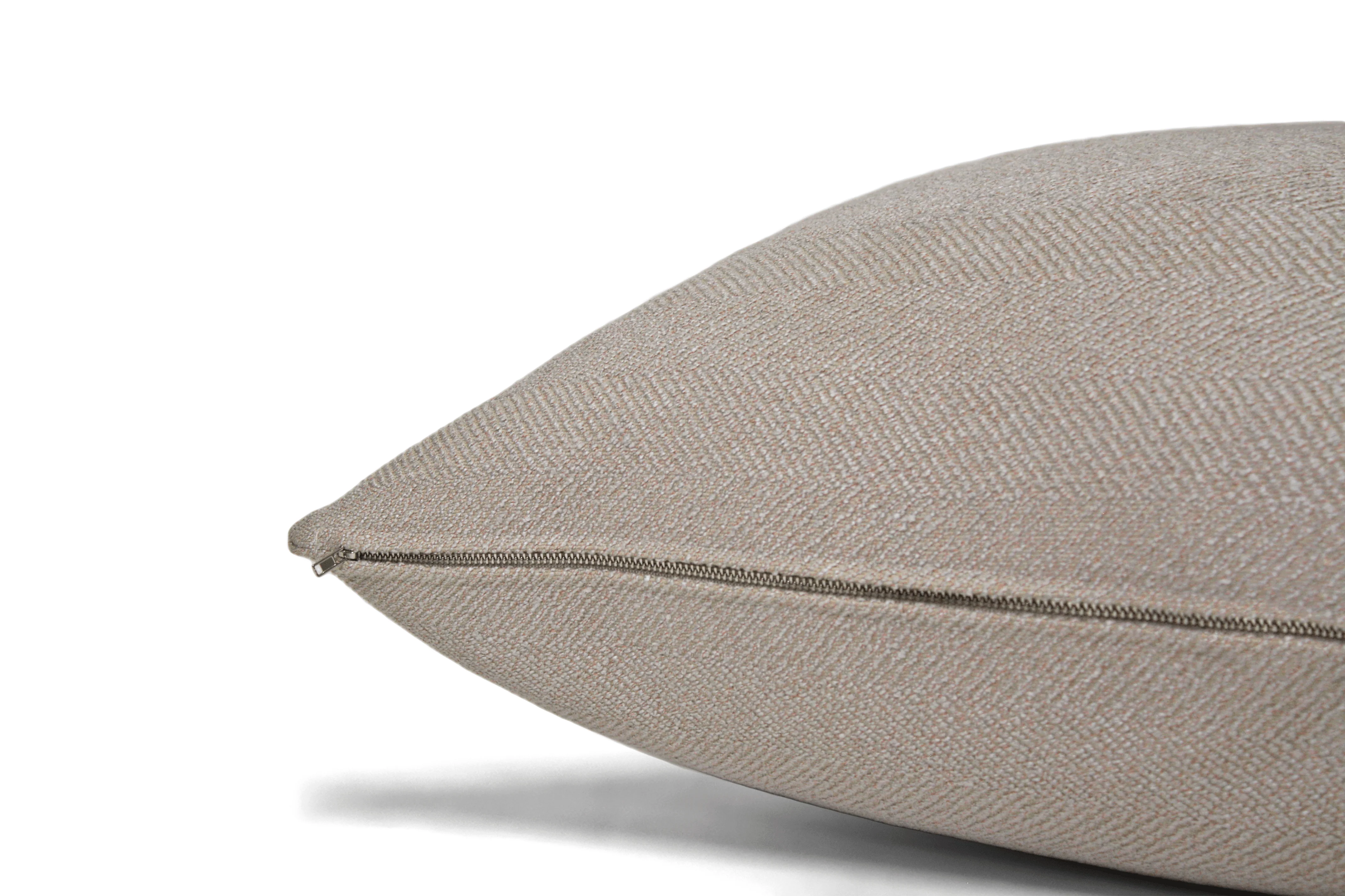 Silver Chevron Cushion Cover - Image 3