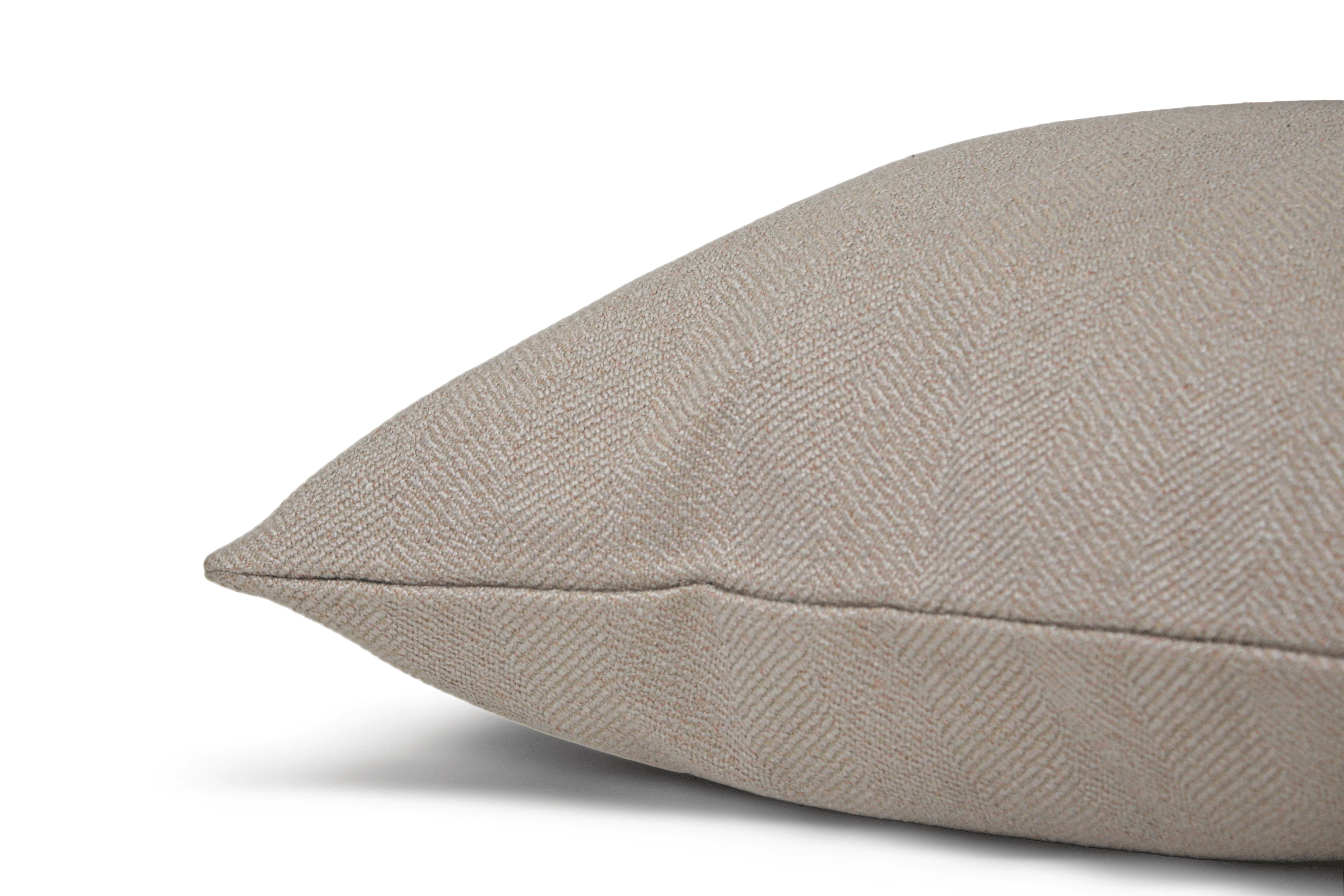 Silver Chevron Cushion Cover - Image 4