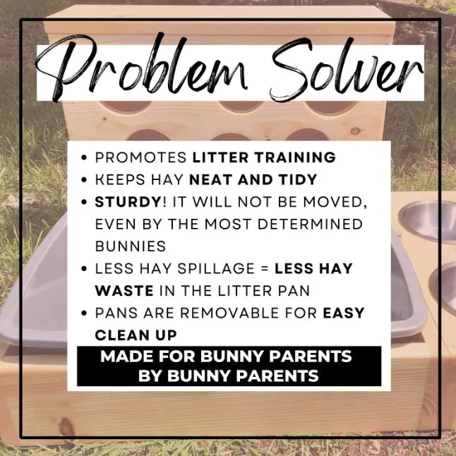 Six Hole Rabbit Hay Feeder & Litter Pan Combo - Image 6