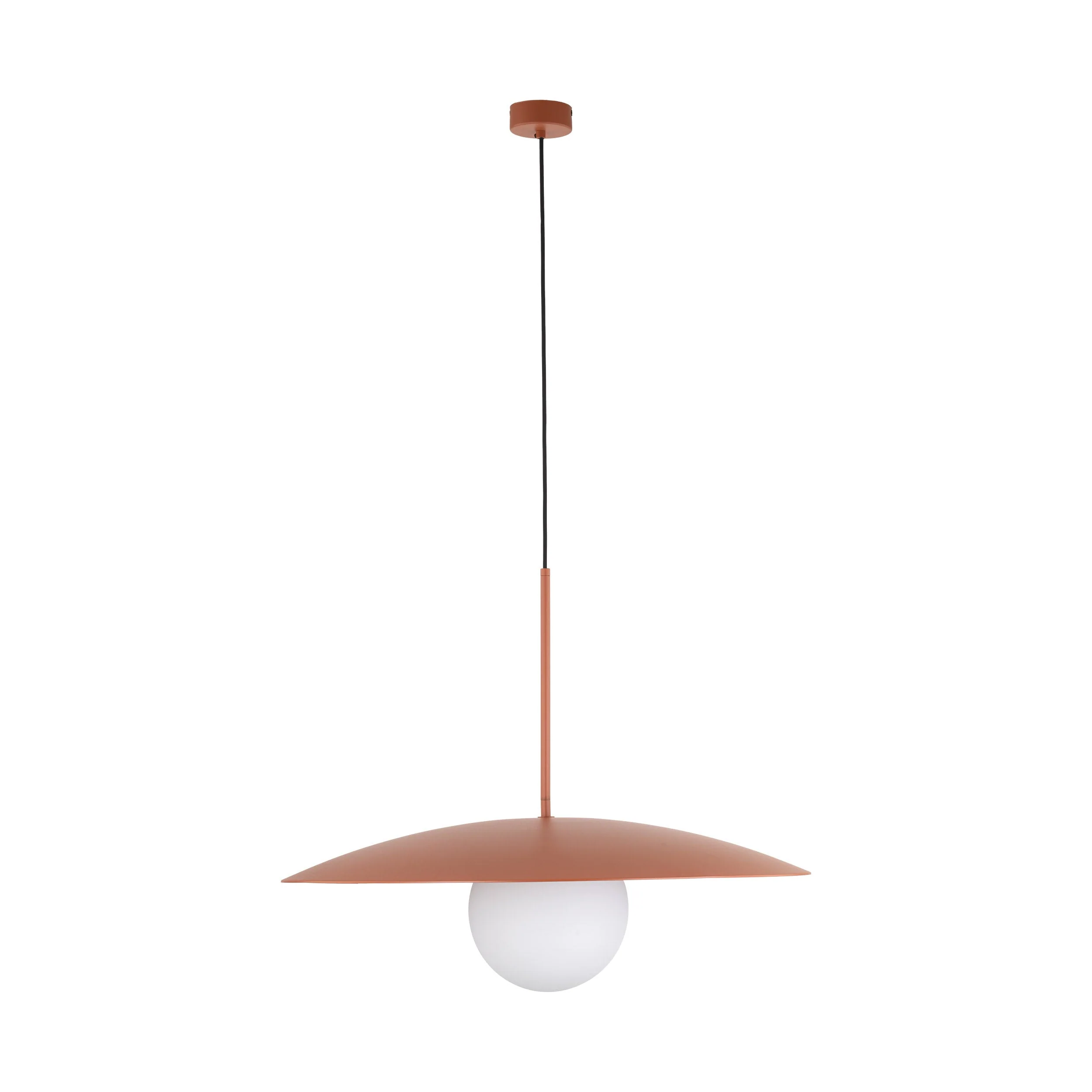 SLATE Mid-Century Modern Wide Dome Pendant Light for Kitchen Island & Dining Table - Image 15