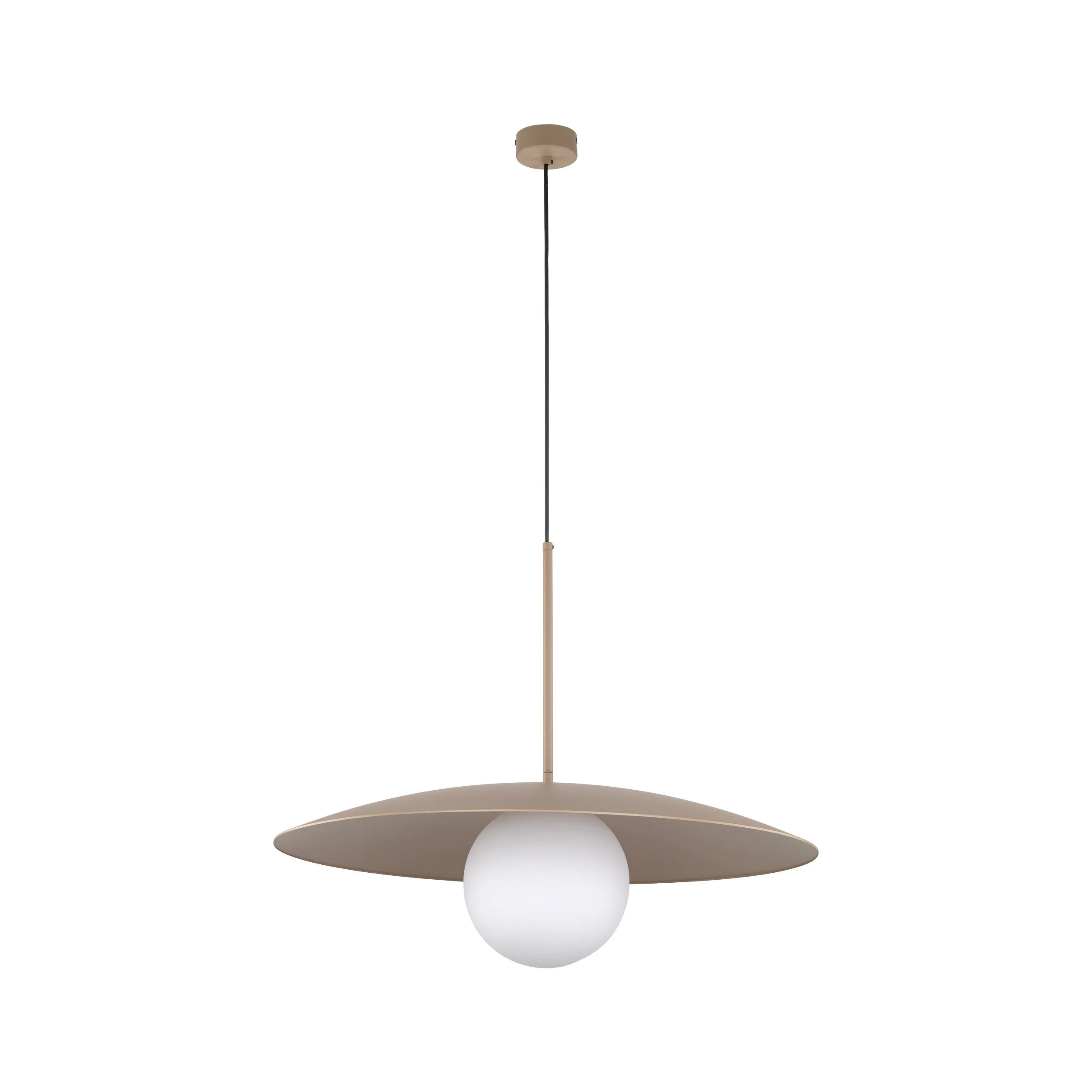 SLATE Mid-Century Modern Wide Dome Pendant Light for Kitchen Island & Dining Table - Image 25