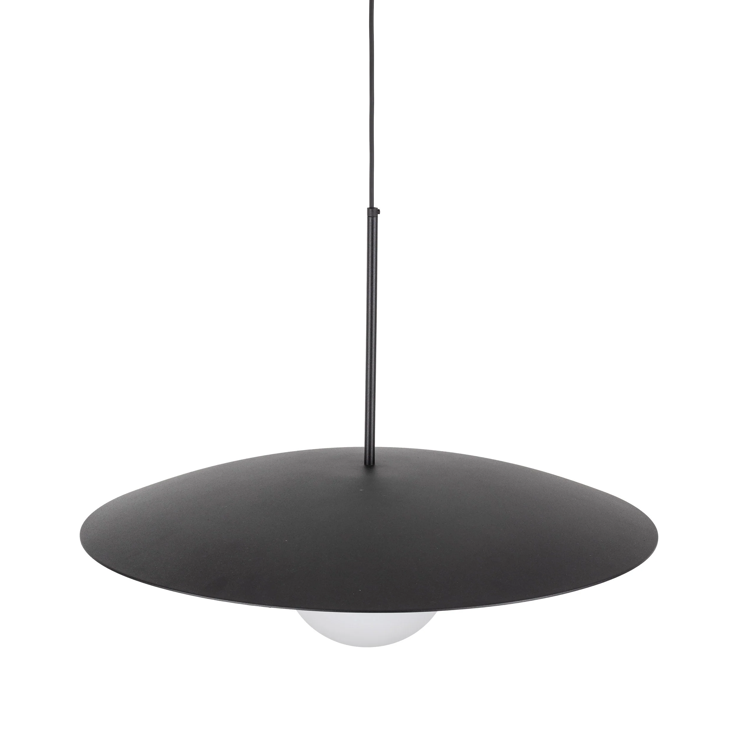 SLATE Mid-Century Modern Wide Dome Pendant Light for Kitchen Island & Dining Table - Image 8