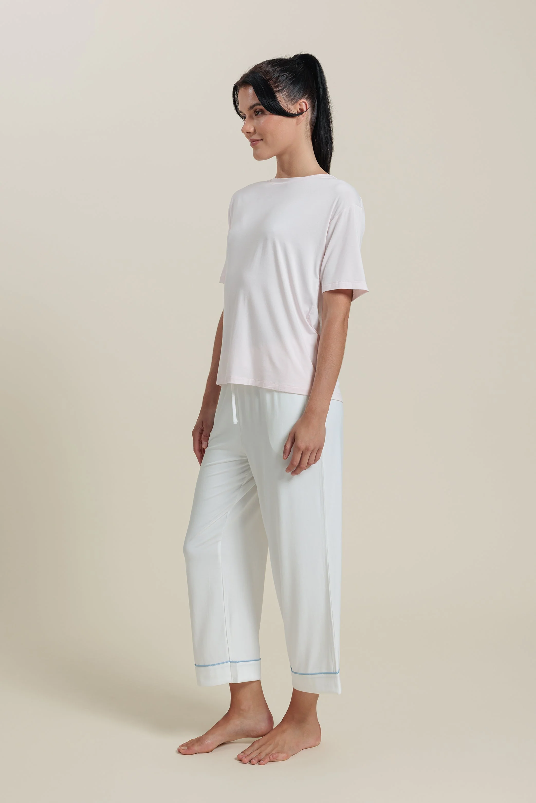 Sleepwear Set <br/>Bamboo T-Shirt & Pants Set - Image 7