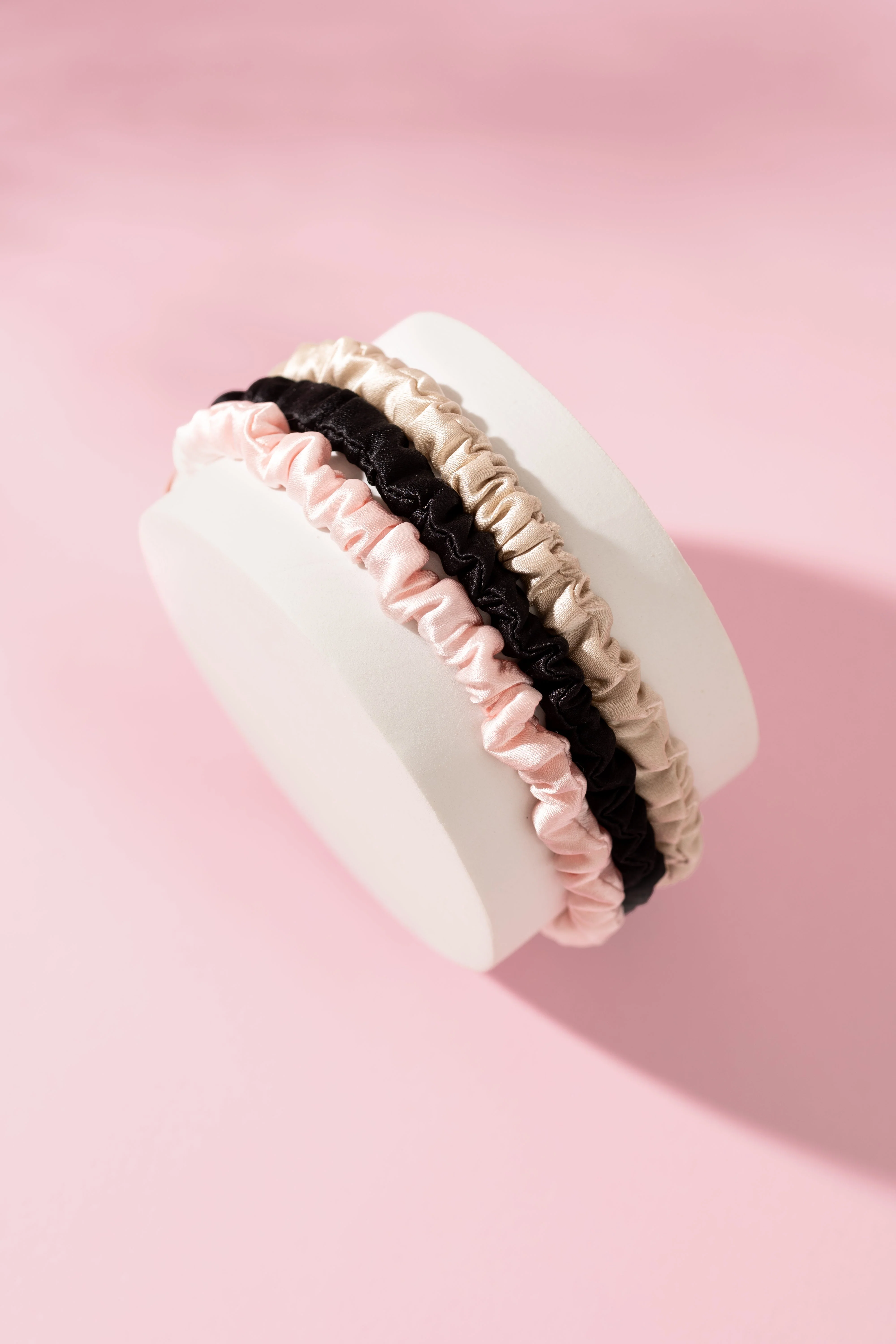 Slim Silk Scrunchie - Image 3