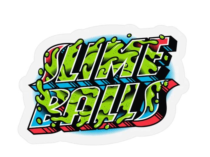 Slime Ball Greetings From - 3.5" Sticker