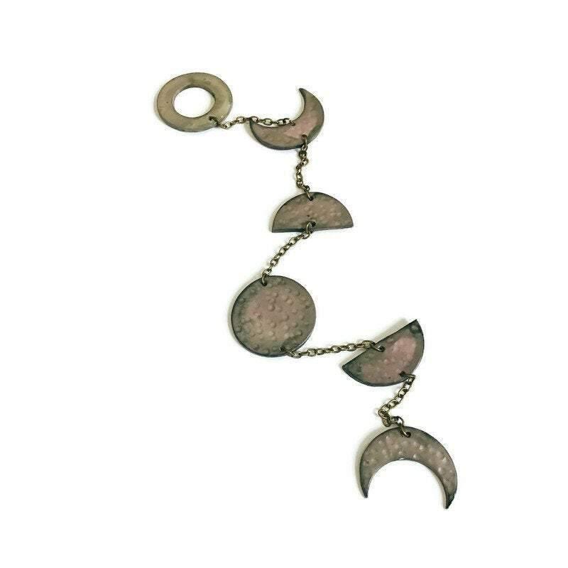 Small Blue Moon Phase Wall Hanging - Image 3