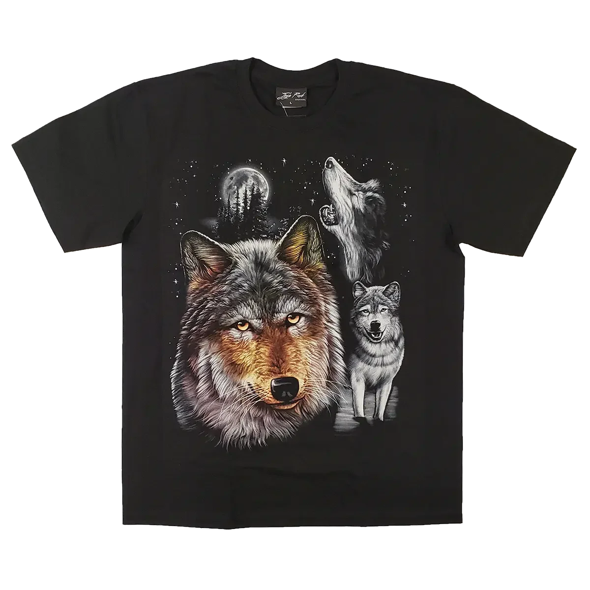 Sofari Collection Men's Wolf Design T-shirt - Image 2