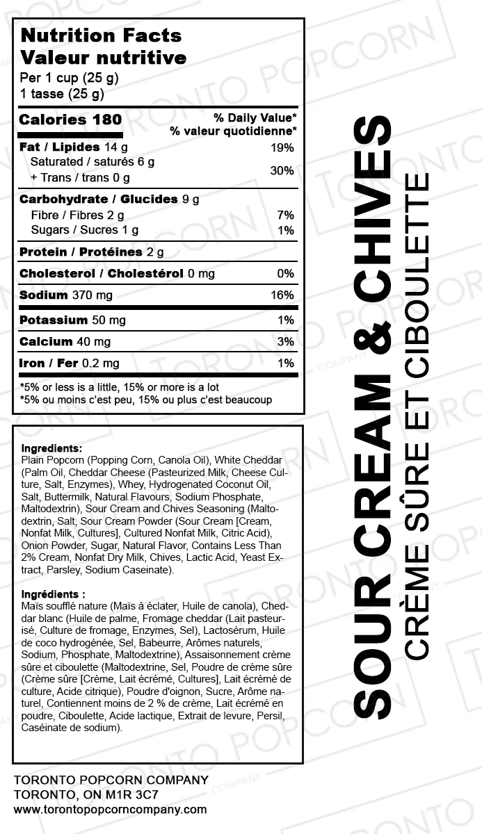Sour Cream & Chives Popcorn - Image 3