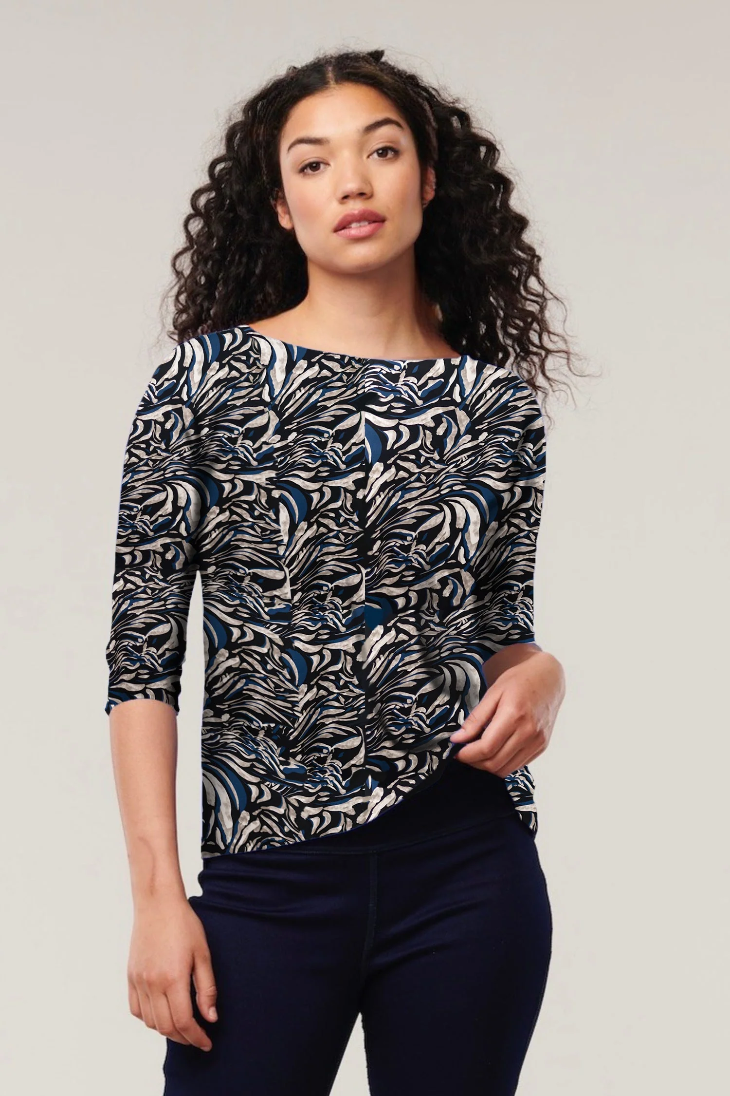 Sousa Wrinkle-Free Jersey Knit Top - Image 8