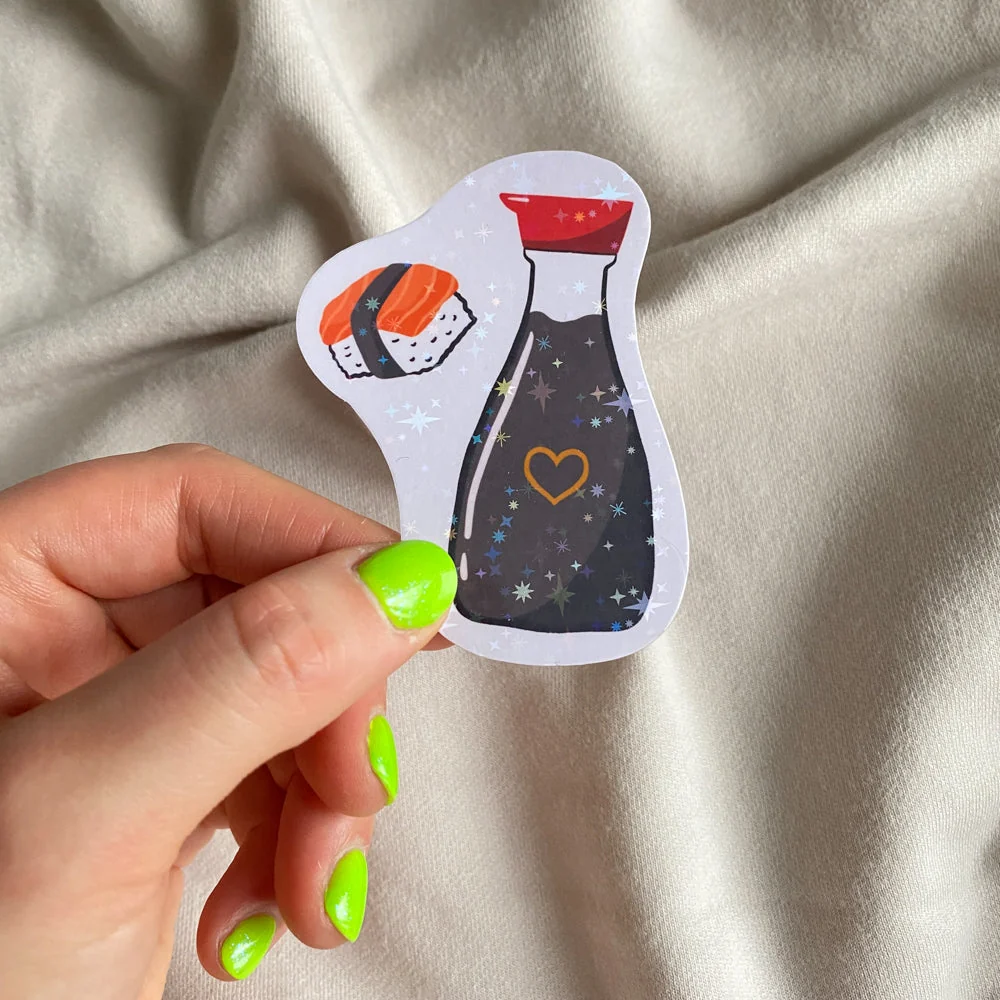 Soy Glad We're Friends Sticker - Image 3