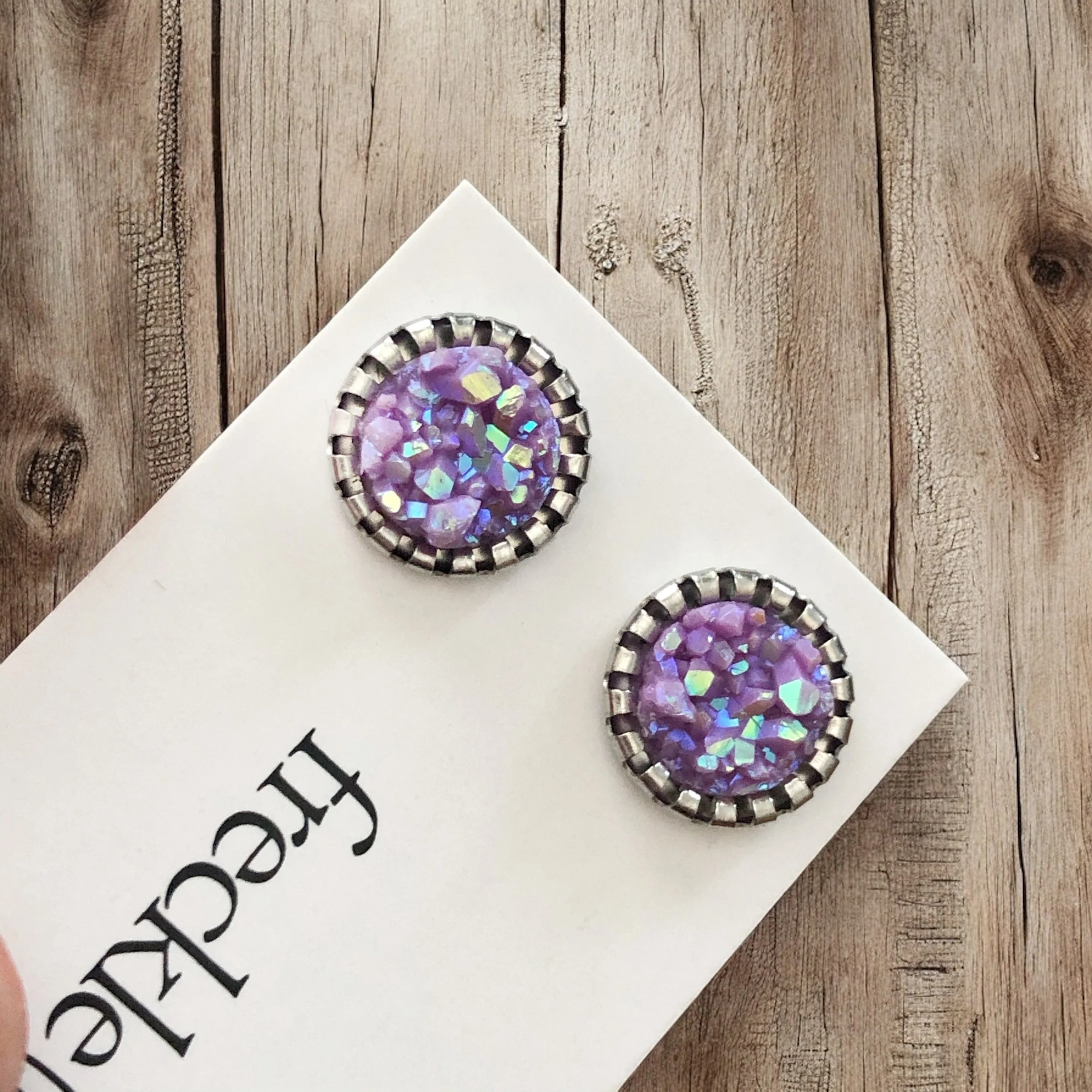 Sparkly Spring Studs 10mm - Image 4