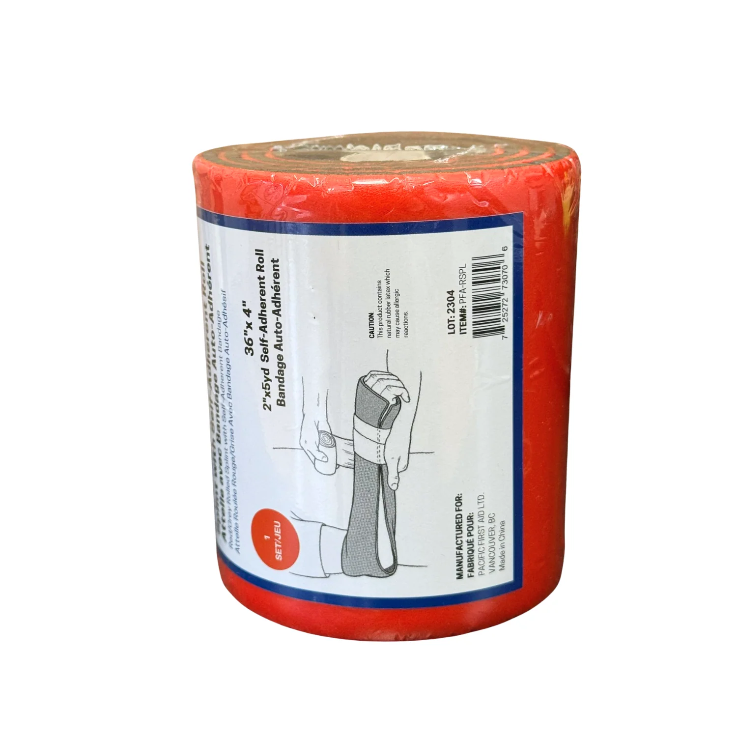 Splint with Adherent Wrap 36" x 4" - Image 3