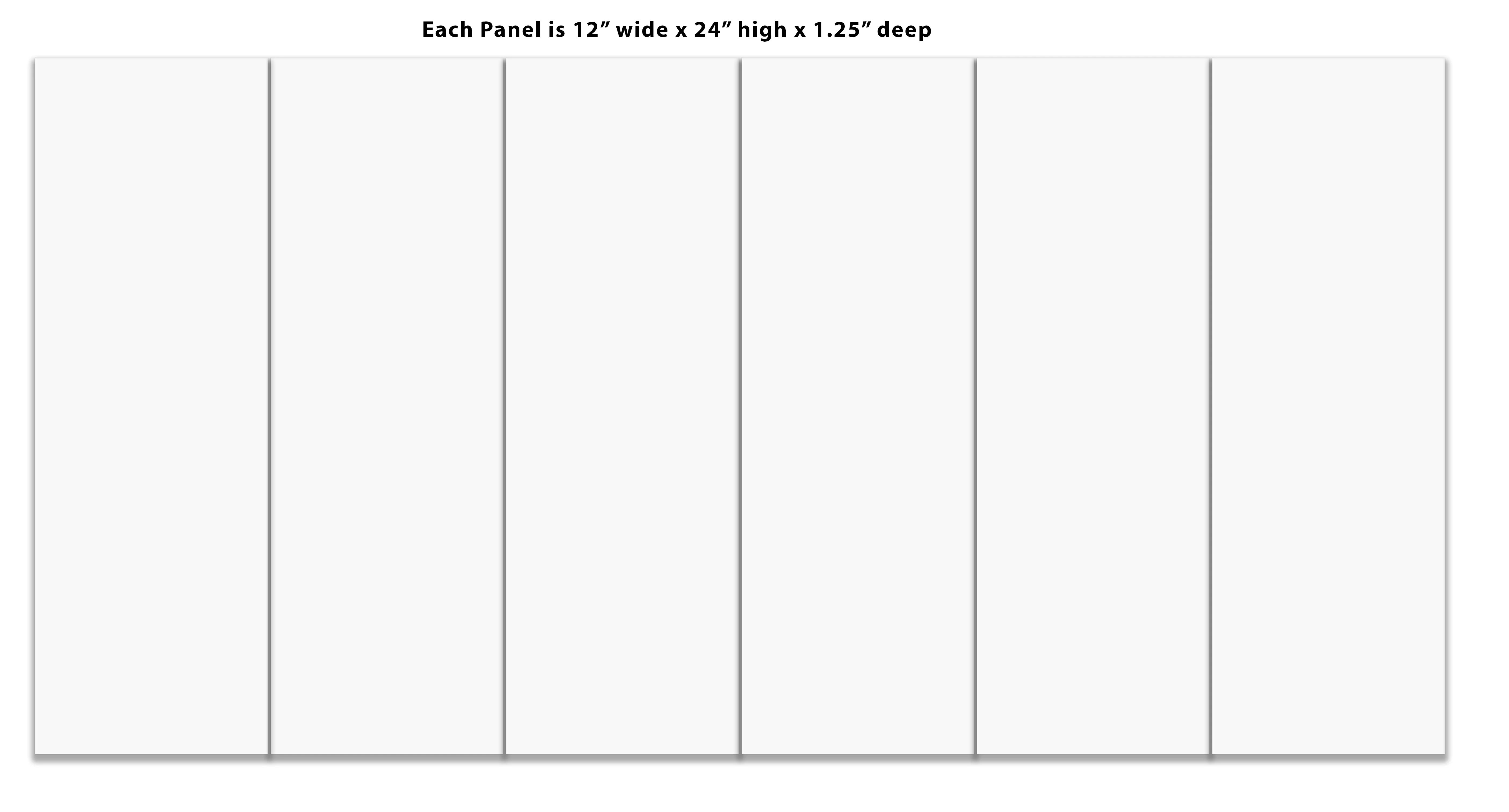 Split Canvas Prints 6 Panel 12" x 24"/panel