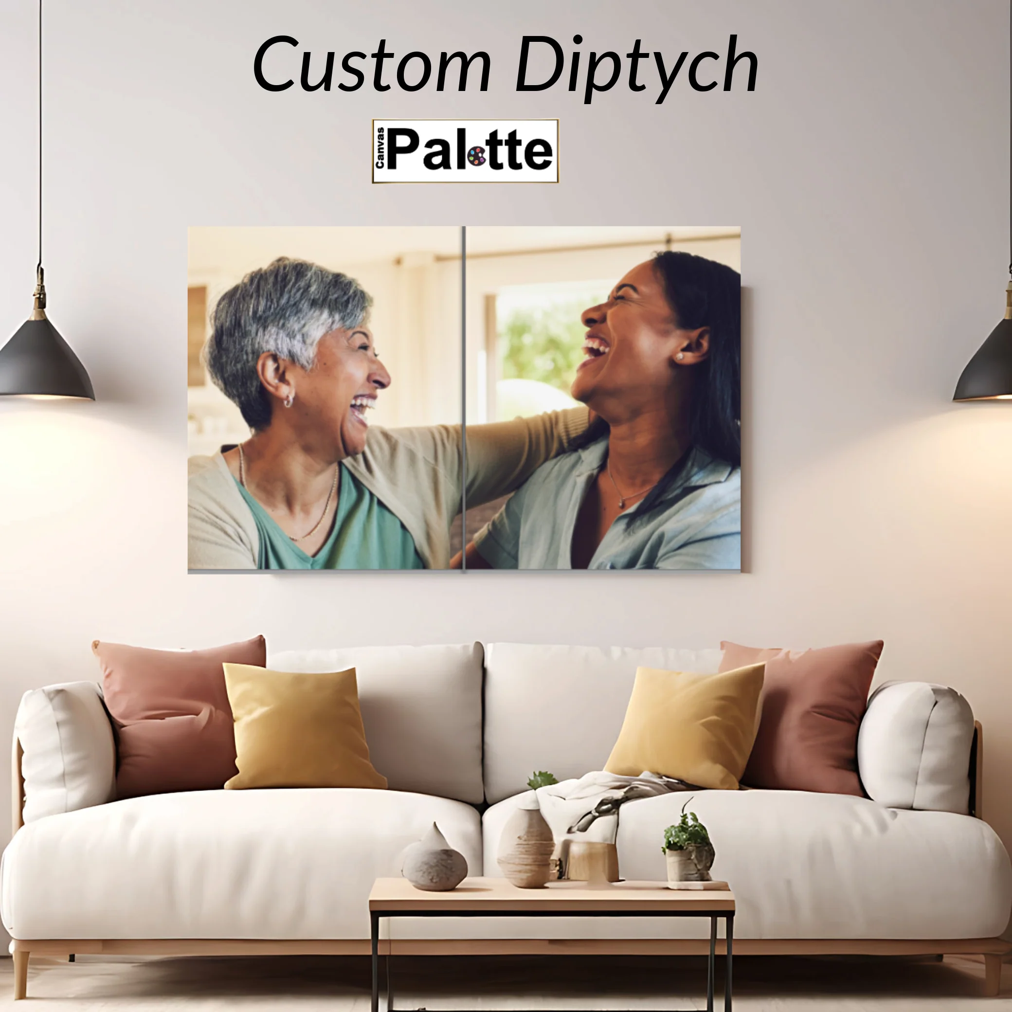 Split Canvas Prints Diptych 16" x 20" each panel - Image 2