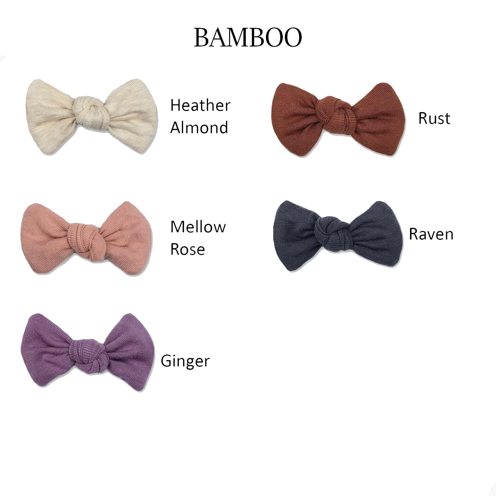 Square Knot Baby Bows | Over 30 Colours Available - Image 6