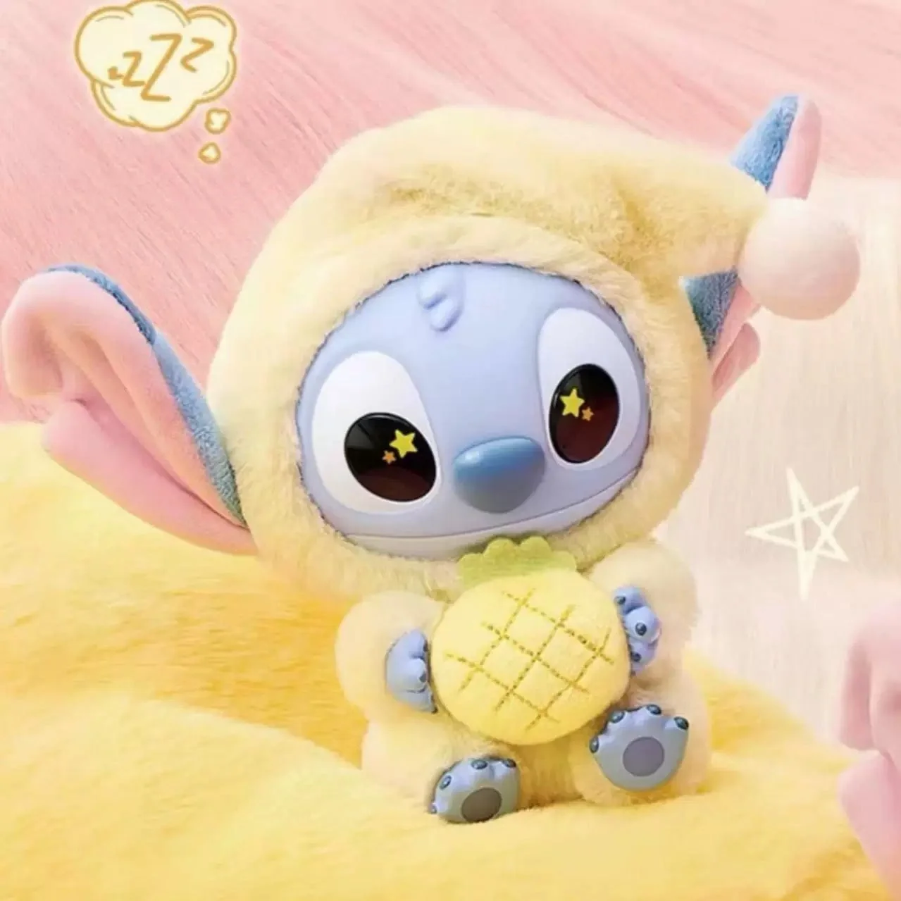 Stitch "Eat Something before Sleep" Series Vinyl plush keychain Blind Box Pendant - Image 7