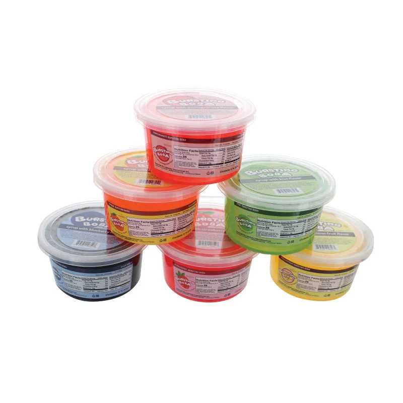 Strawberry Bursting Boba® | Popping Boba | 490g Mini Tub | 6 Mini Tubs Per Case | 90 Cases Per Pallet | Ships Free Within Canada on Orders Above CAD $199 - Image 5