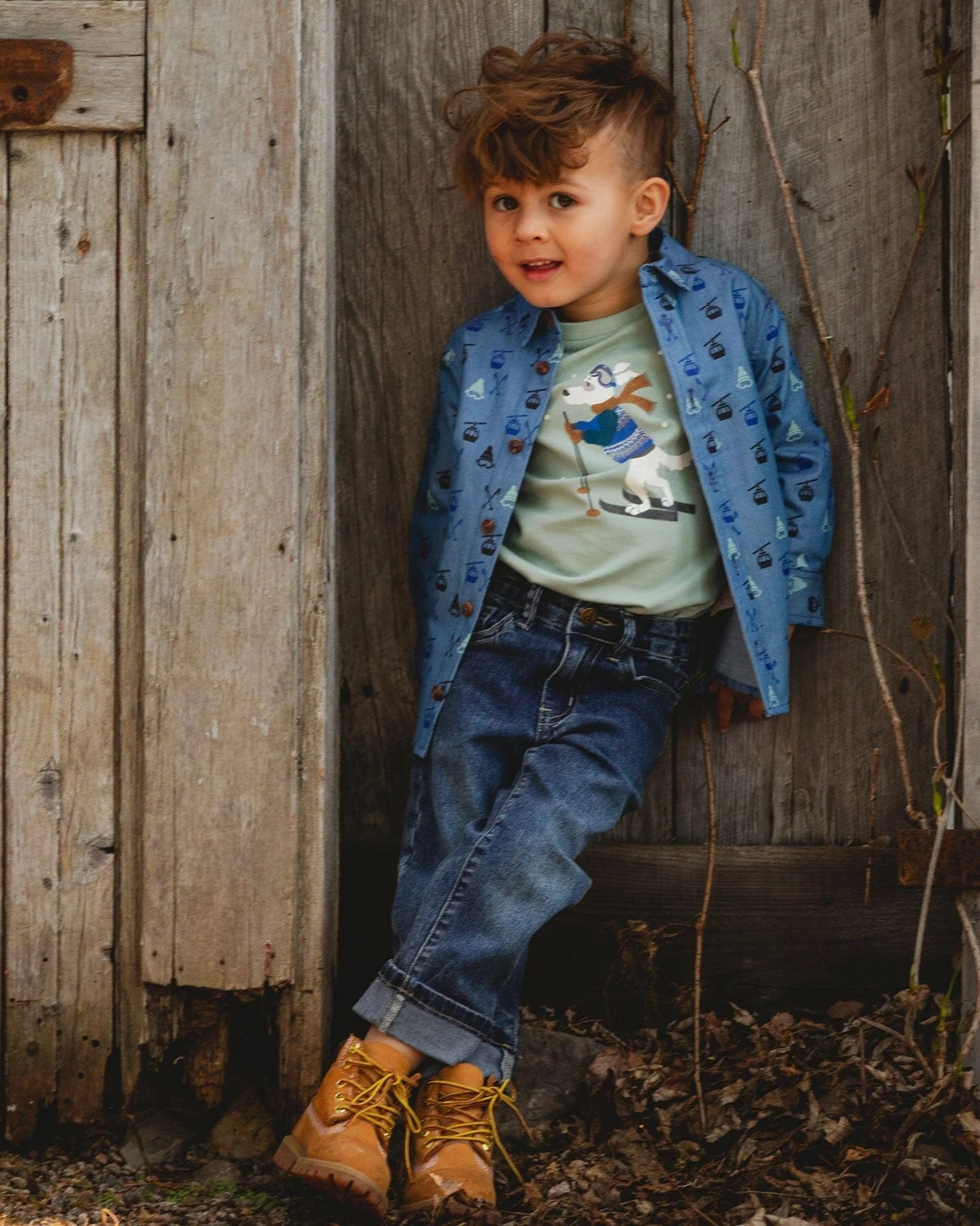 Stretch Jeans Dark Blue With Rolled Cuffs - Image 4