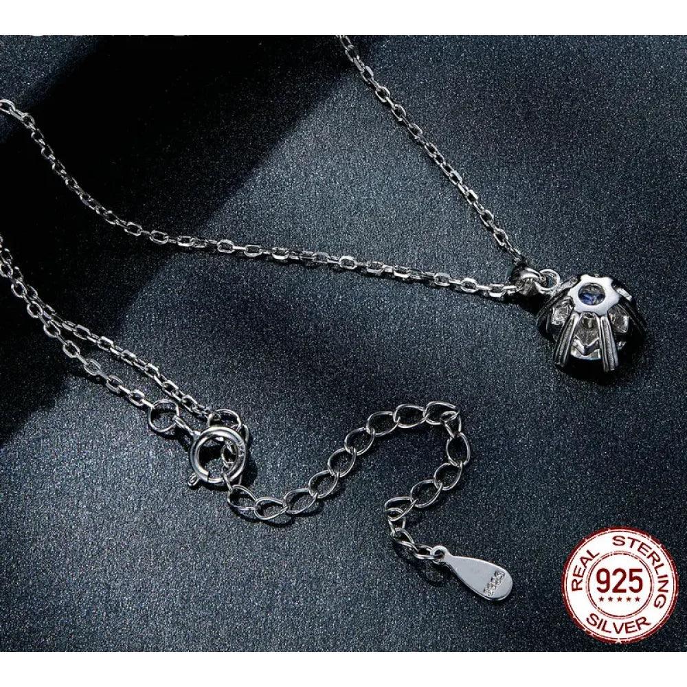 Stunning 1 Carat Moissanite Pendant Necklace | 925 Sterling Silver | Wedding & Bridal Fine Jewelry - Image 7