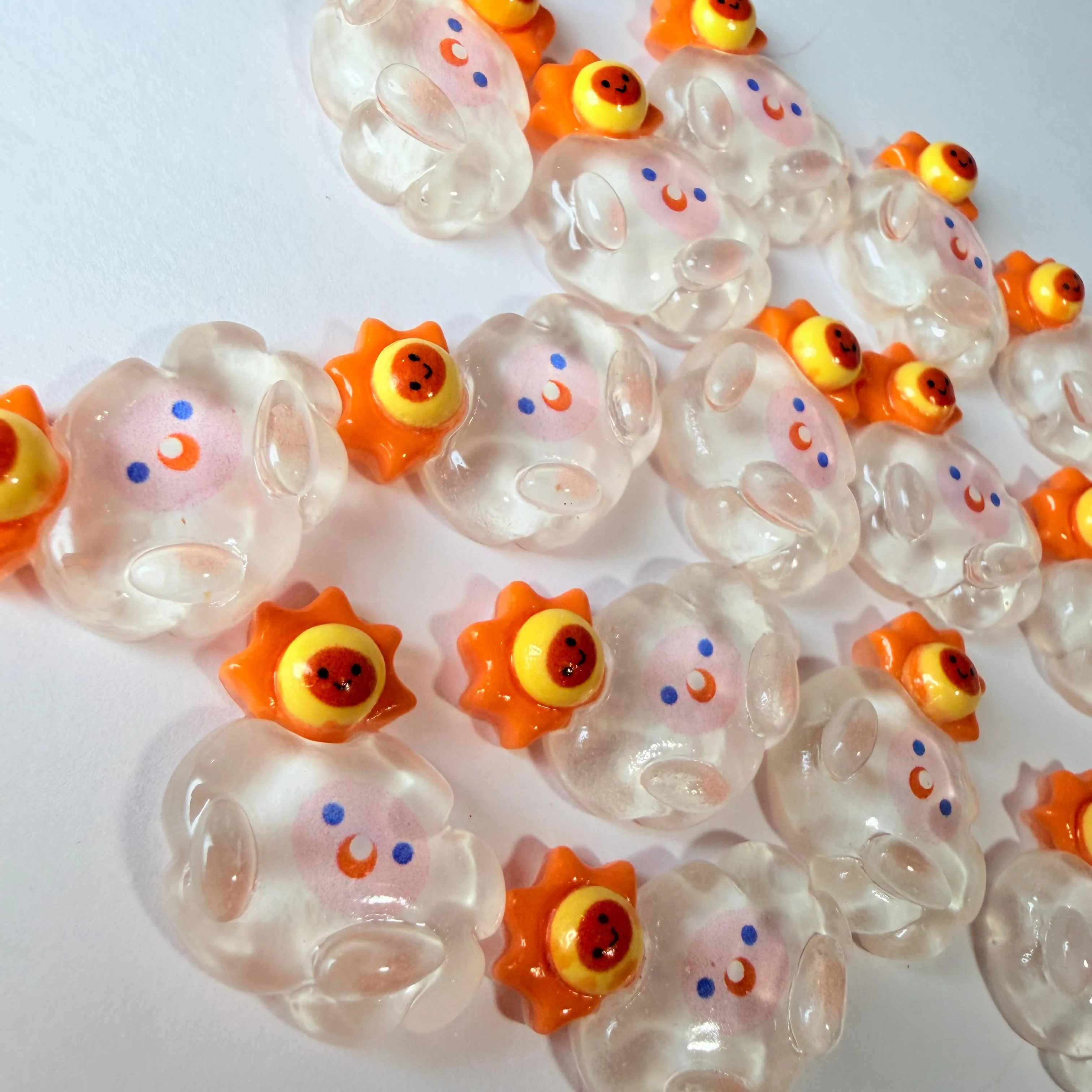 Sunny Cloud Charms for DIY Crafts - Image 4