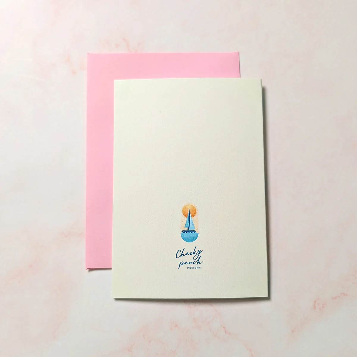 Sunset Sailing | New Brunswick Mini Greeting Card - Image 2