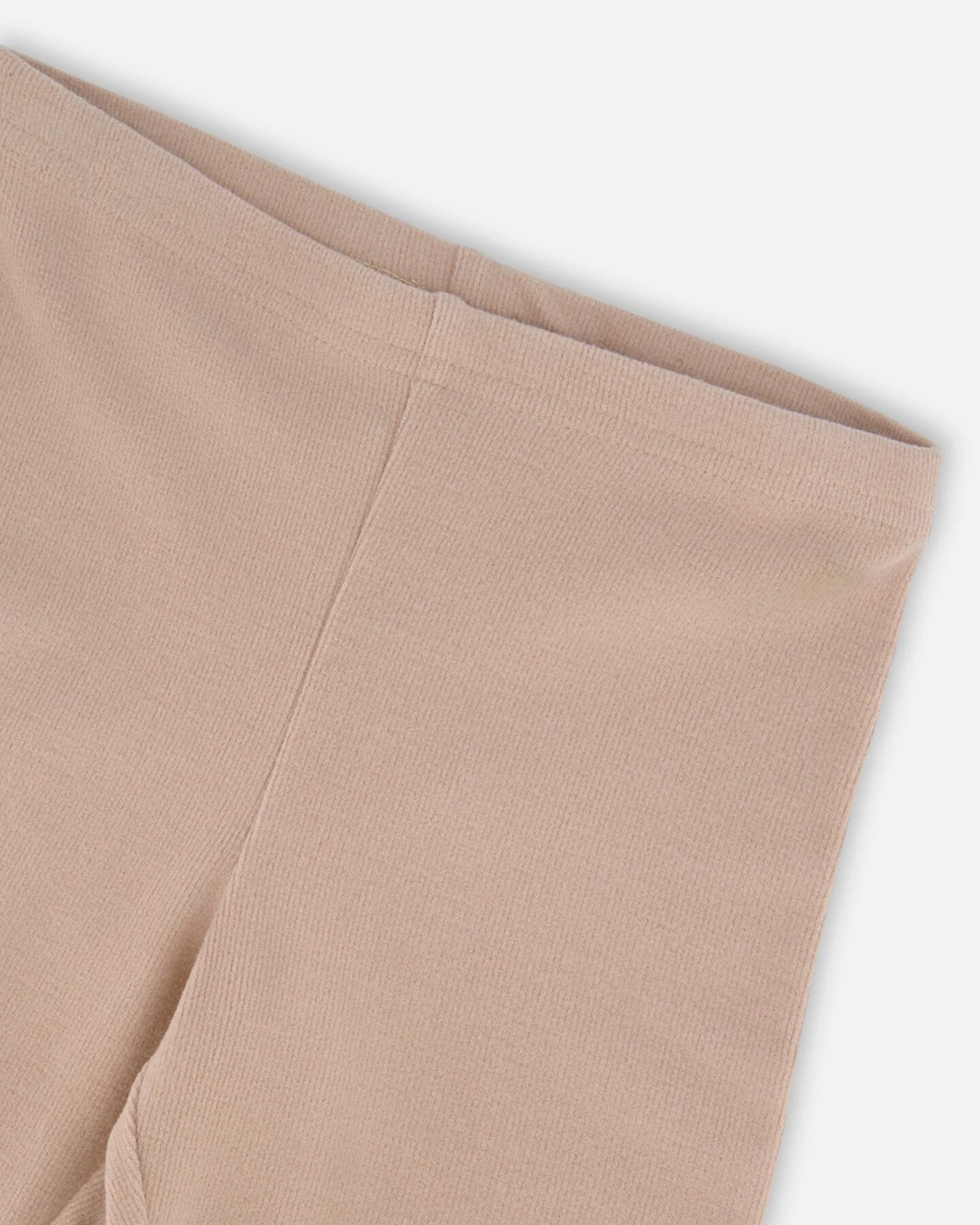 Super Soft Ribbed Leggings Light Caramel - Image 4