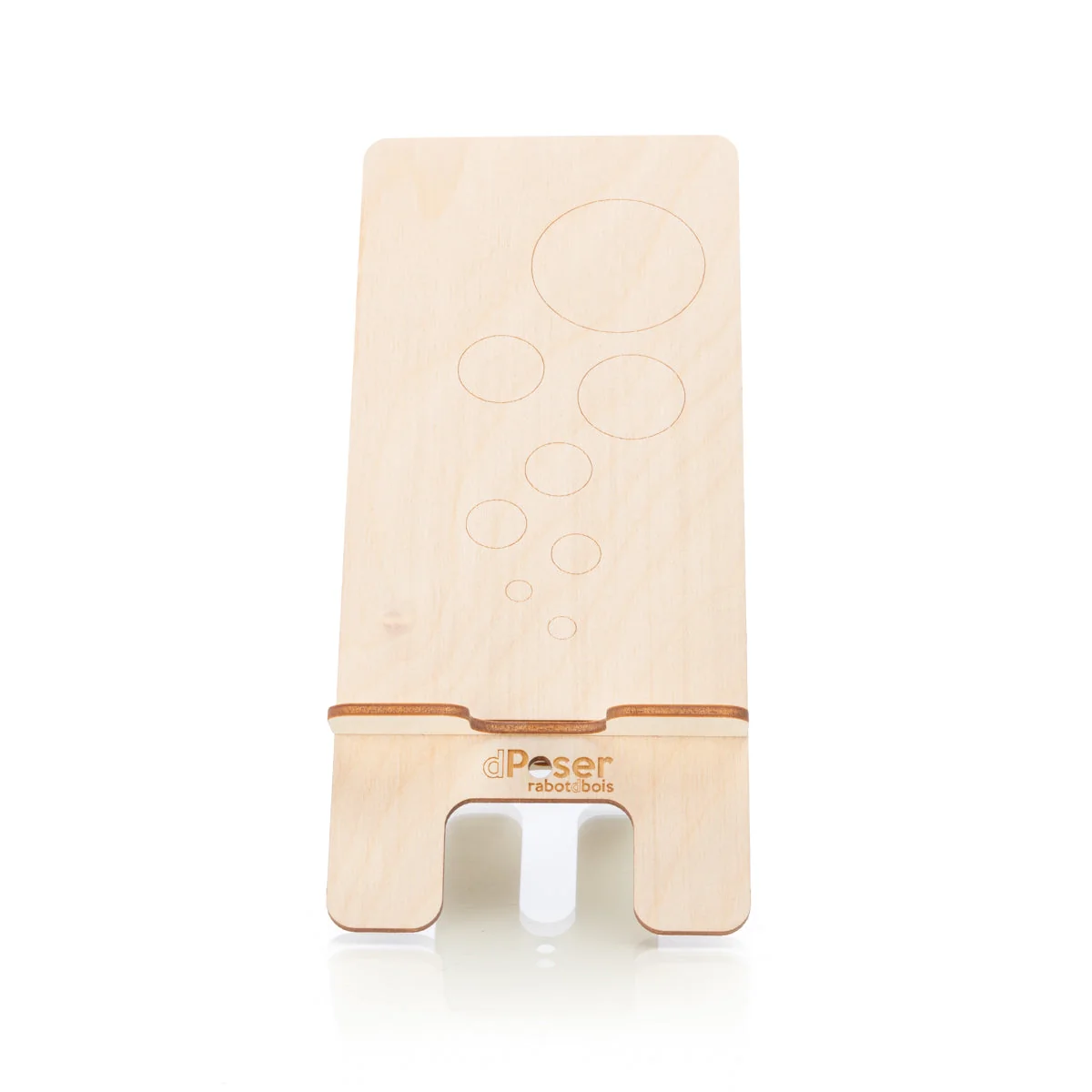 Support en bois pour cellulaire le “D-Poser” - Image 2