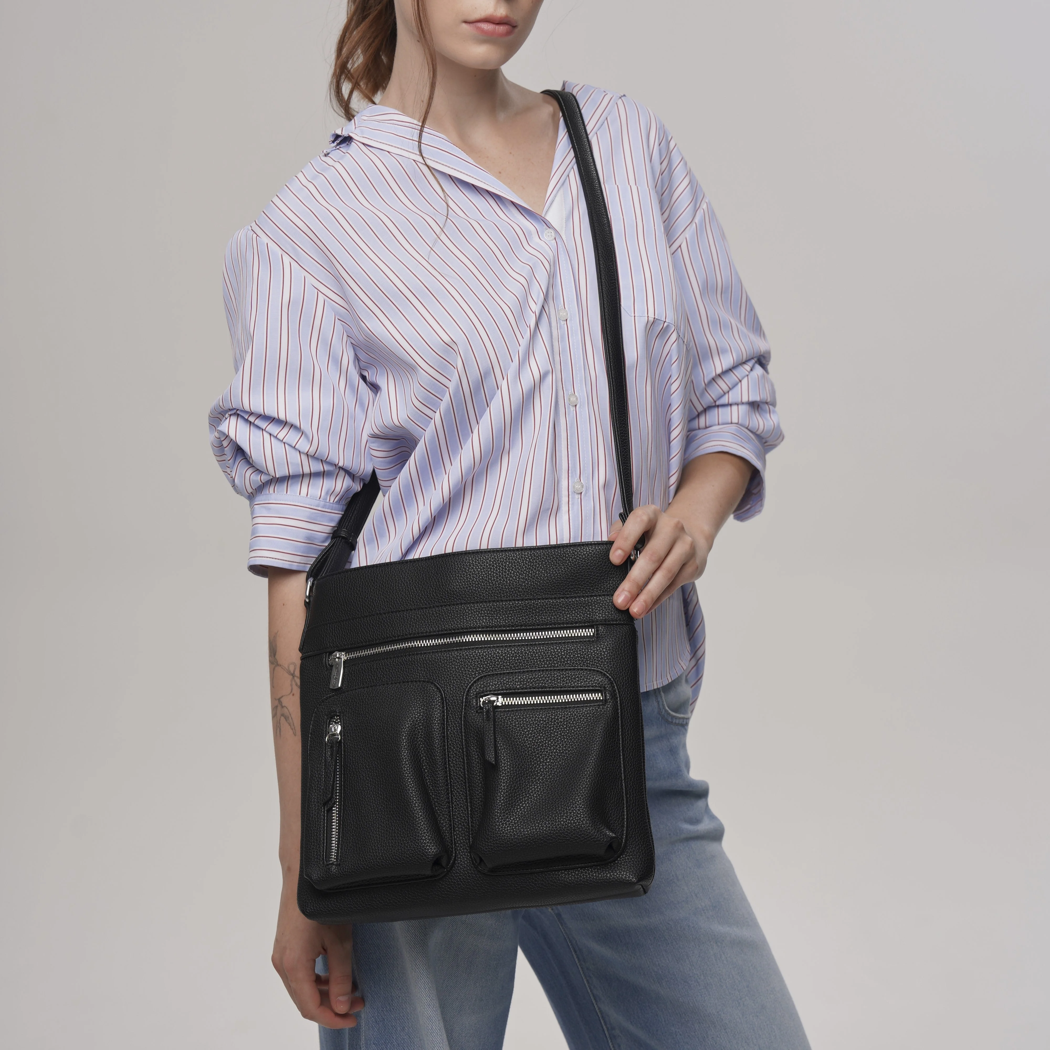 Sydney Crossbody Messenger Bag - Image 4