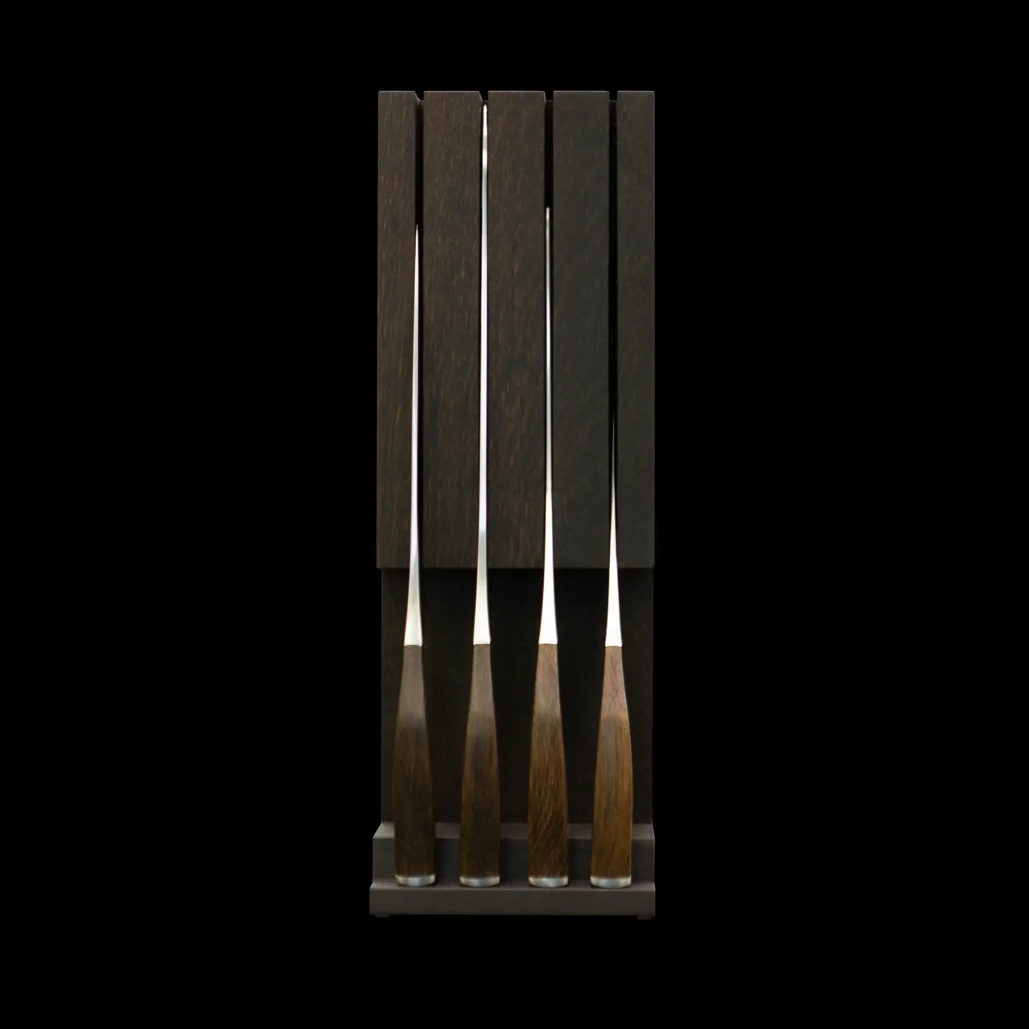 SYNCHROS | 4 piece bundle with Oak-wood Knife holder - Image 7