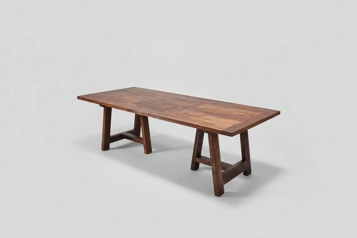 Table à Diner Anzio en bois recyclé - Image 2