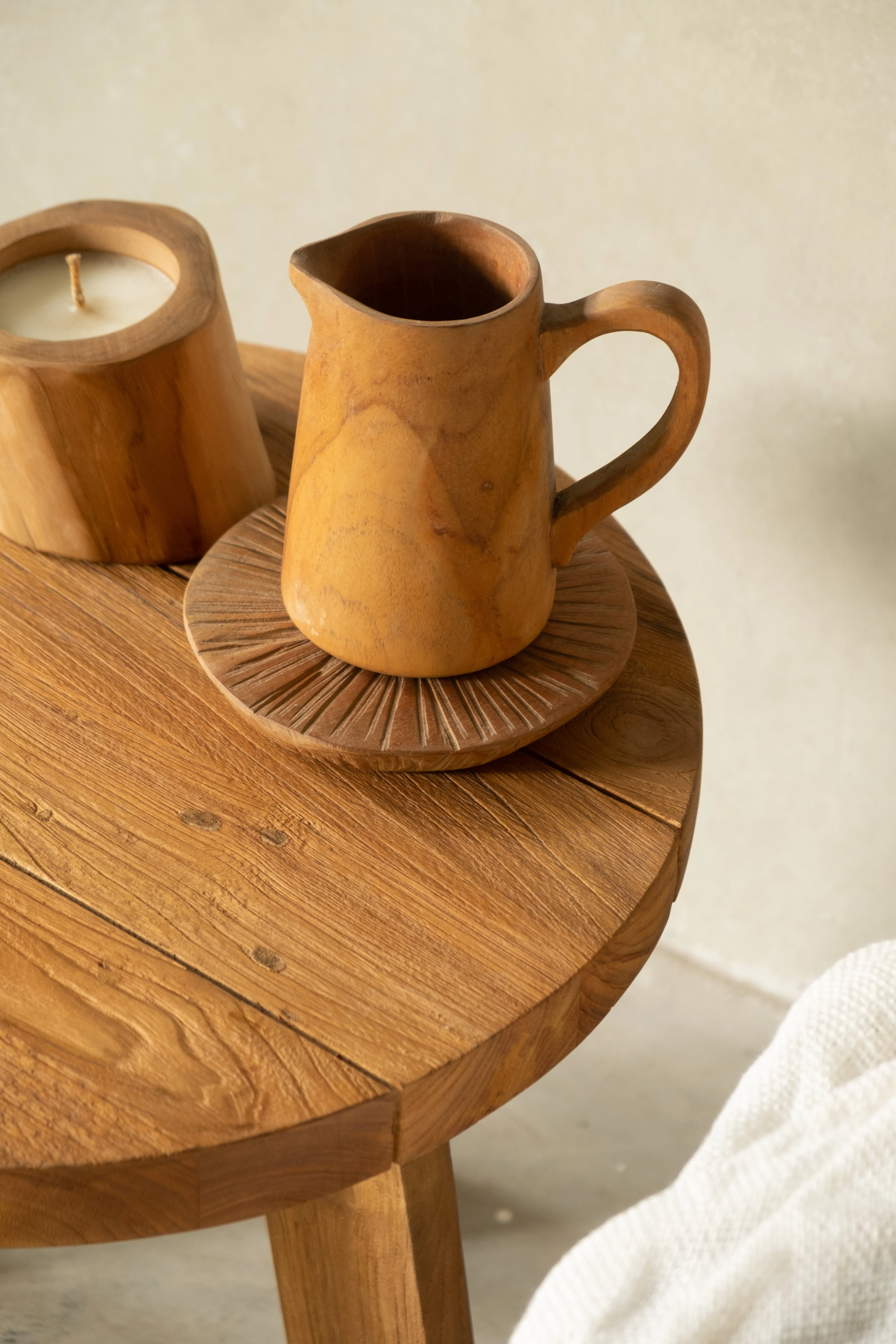 Table basse en teck Mikano - Image 4