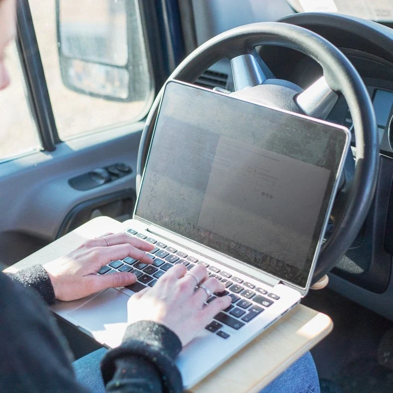 Tablette à volant en bois pour la voiture - Image 3