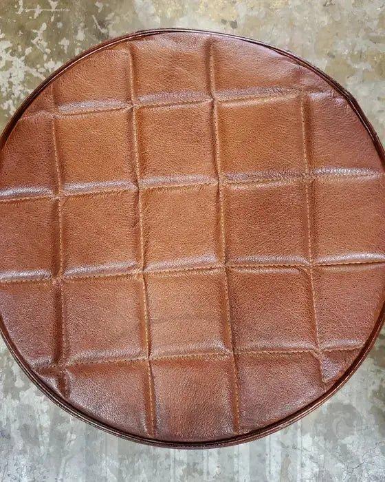 Tabouret de comptoir en cuir - Image 5