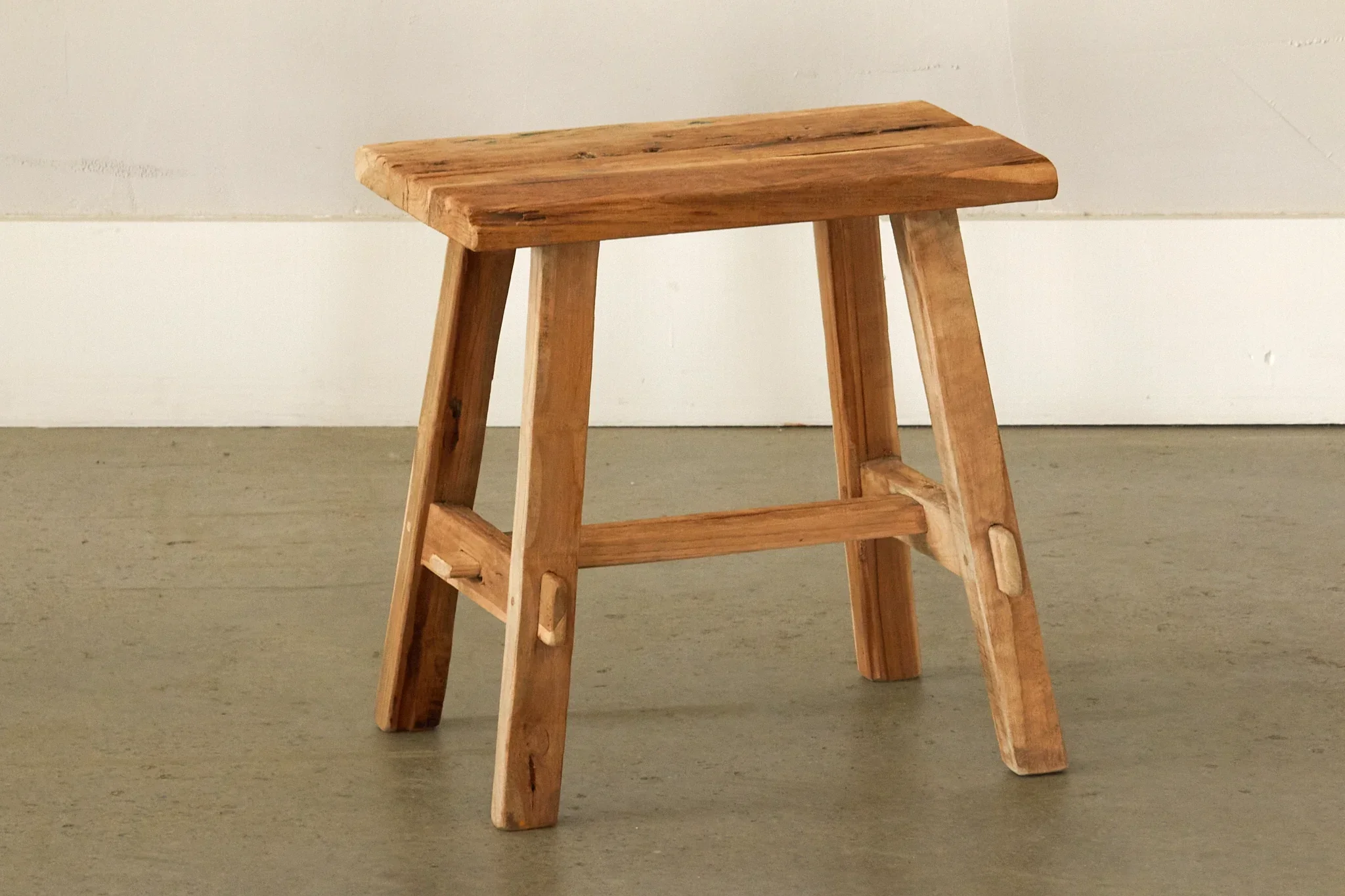 Tabouret vintage en teck - Image 5