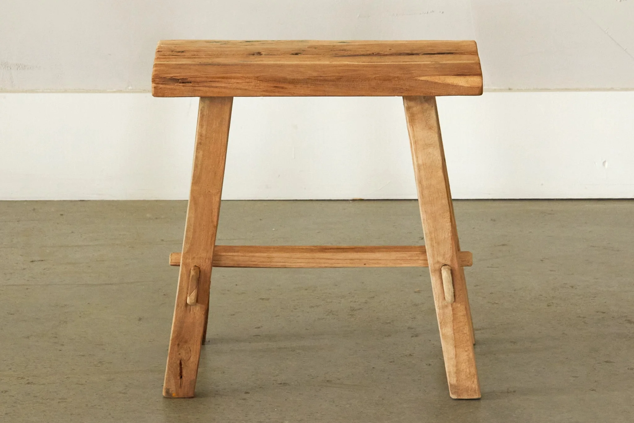 Tabouret vintage en teck - Image 6